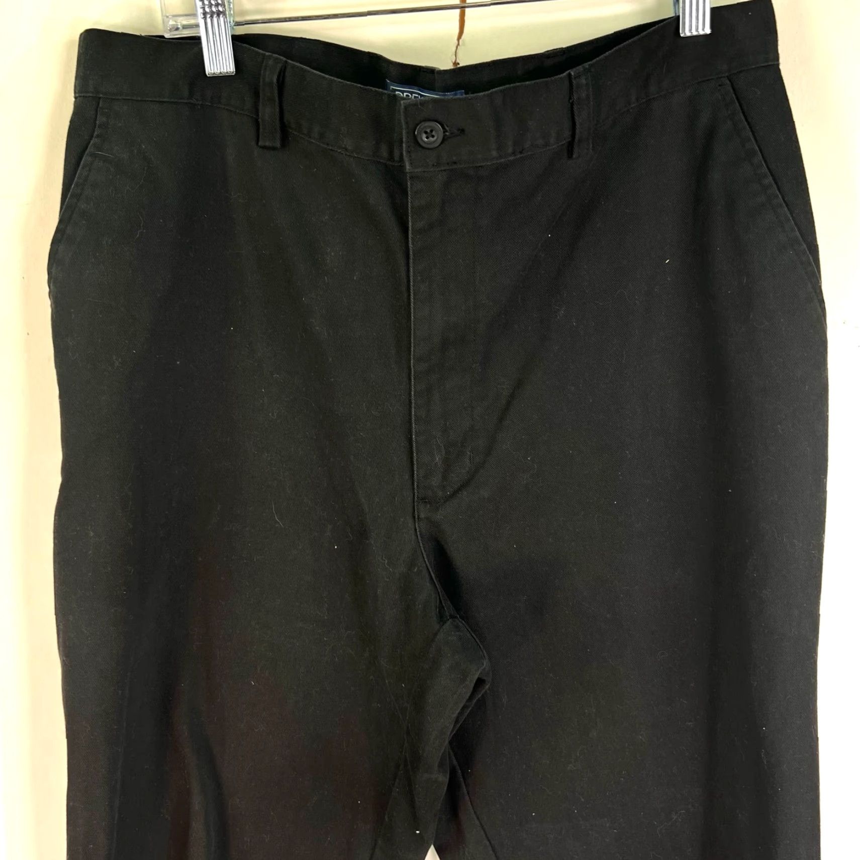 Vintage Premier International Chino Pants Mens 36X30 Black Size US 36 / EU 52 - 2 Thumbnail