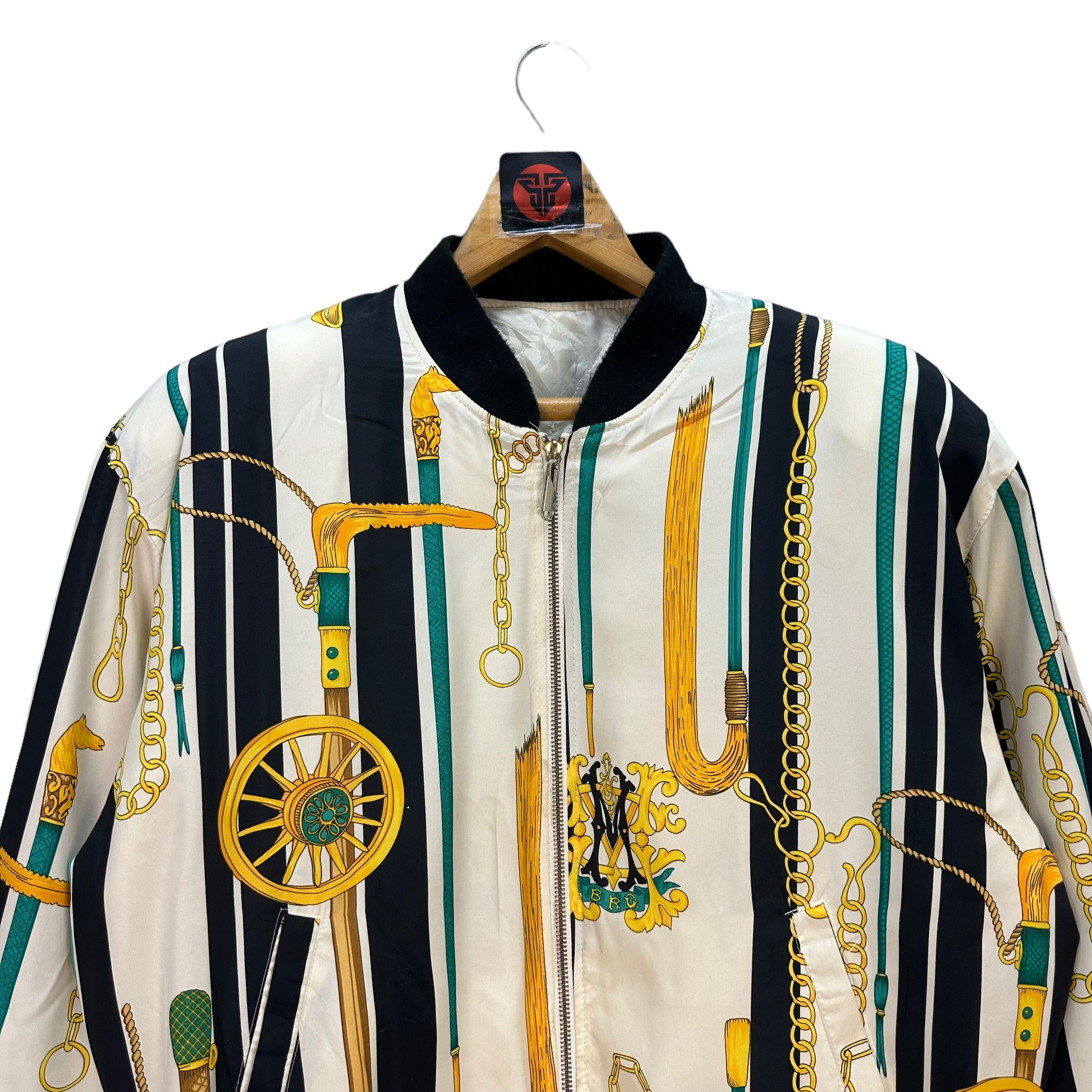 Japanese Brand LES ZA ZOUS BOMBER JACKET #7656-161 Size US M / EU 48-50 / 2 - 2 Thumbnail