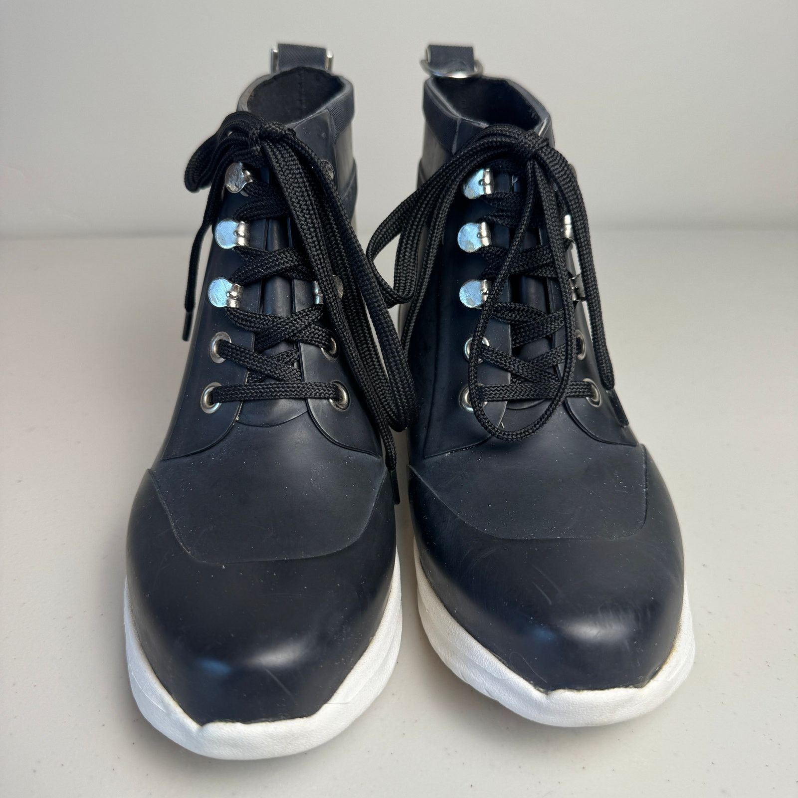 Ilse Jacobsen Ilse Jacobsen Hornbæk Black Lace-Up Boots - NIB - Size 37 Size US 6.5 / IT 36.5 - 3 Thumbnail