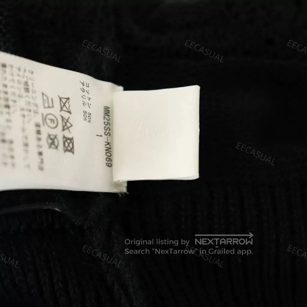 Other Mame Kurogouchi Black Knit Top. Size S / US 4 / IT 40 - 7 Thumbnail