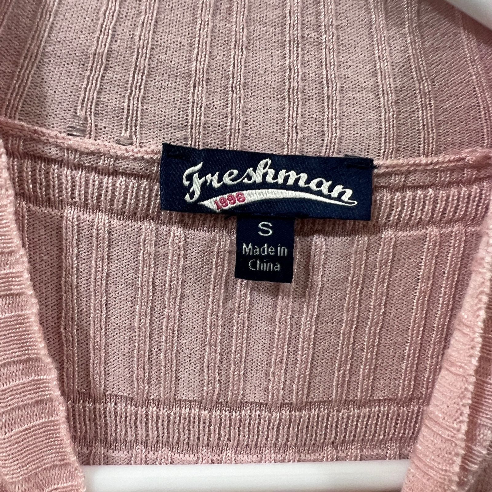 Other Freshman Pink Sweater Womens Size S Long Sleeve Pullover Top Size S / US 4 / IT 40 - 3 Thumbnail