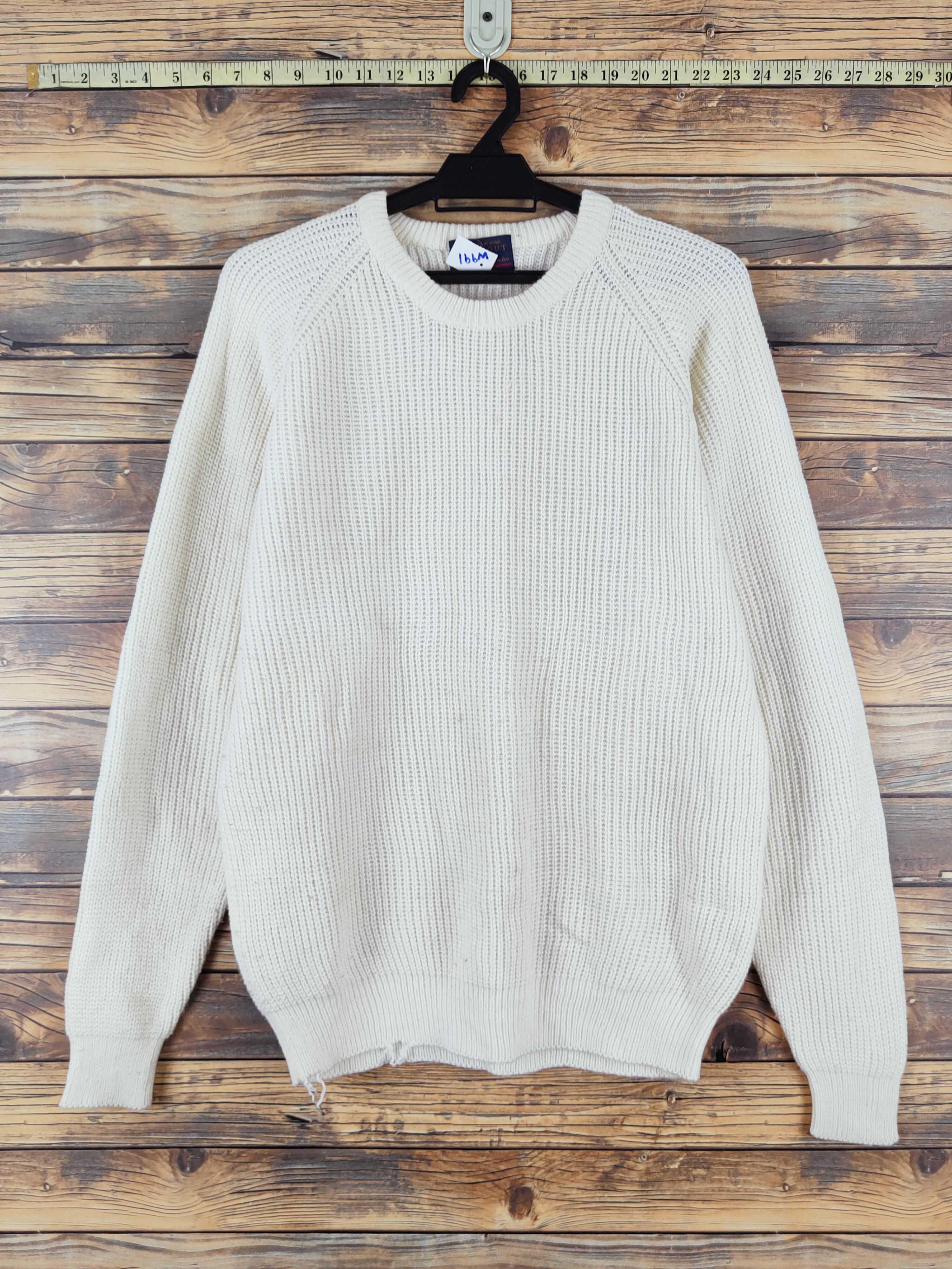 Japanese Brand Sold Out Ivory Knitwear Sweatshirts #W991 Size M / US 6-8 / IT 42-44 - 1 Thumbnail