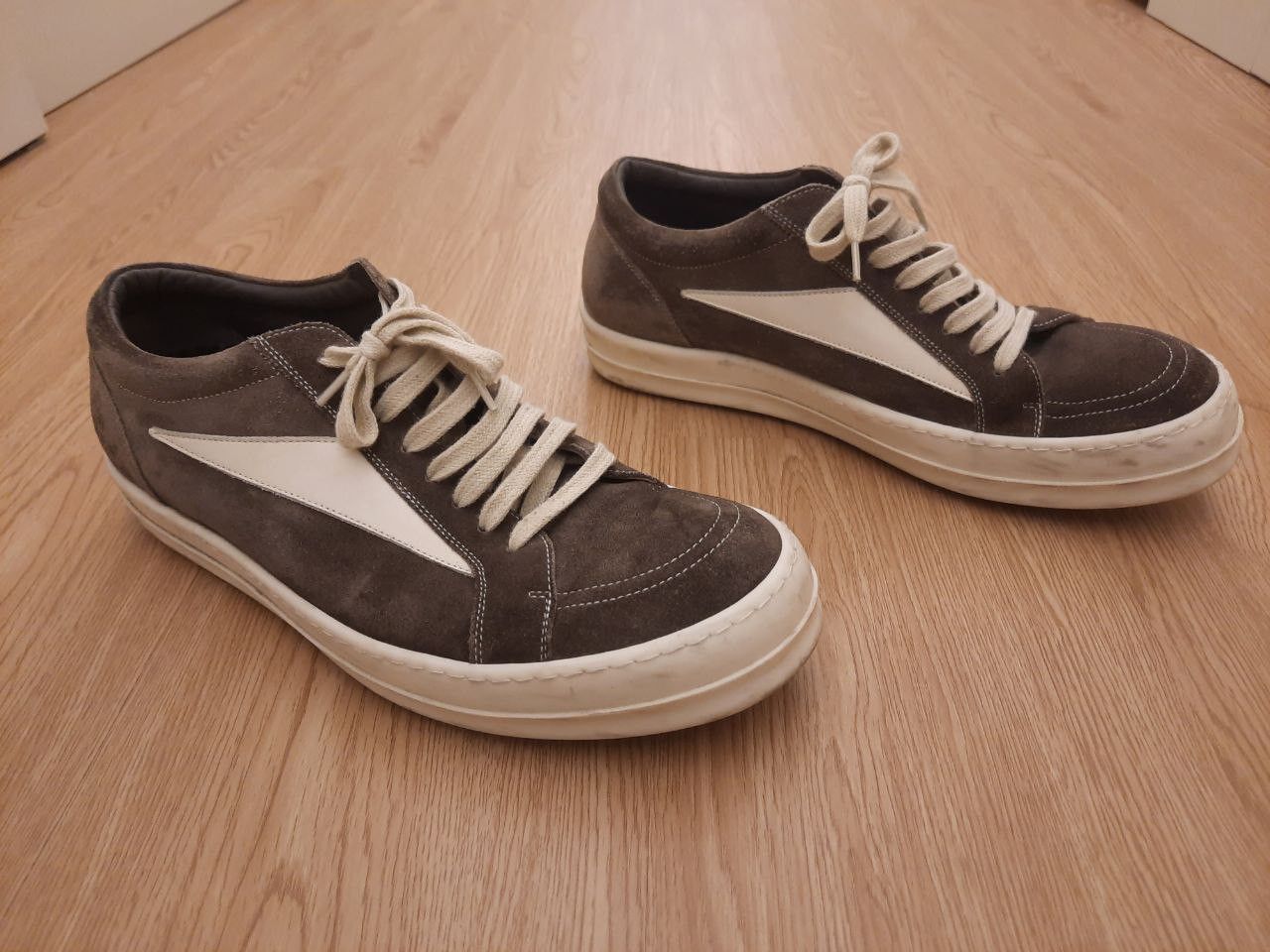 Rick Owens Vintage Dark Dust Suede Sneakers Size US 10 / EU 43 - 3 Thumbnail