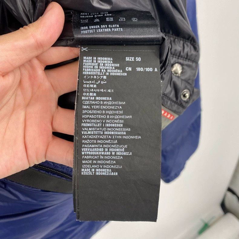Prada Prada Dark blue triangle logo down jacket 2501-Nextarrow Size US M / EU 48-50 / 2 - 4 Thumbnail