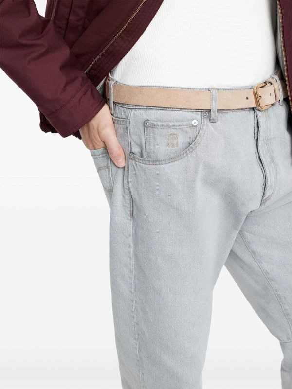 Brunello Cucinelli Denim Pants in Open Blue Size US 34 / EU 50 - 3 Thumbnail