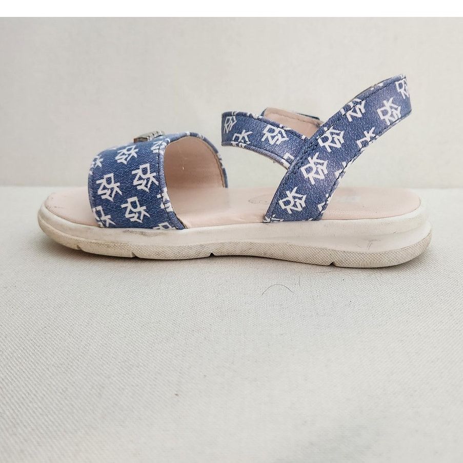 DKNY DKNY Little Girls Lottie Brea Logo Platform Sandals Size US 6 / IT 36 - 6 Thumbnail
