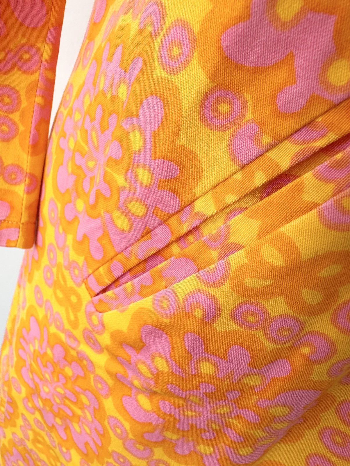 Vintage 60s Finnish Vintage Dress – Psychedelic, Kiitolon Zipper Size S / US 4 / IT 40 - 4 Thumbnail