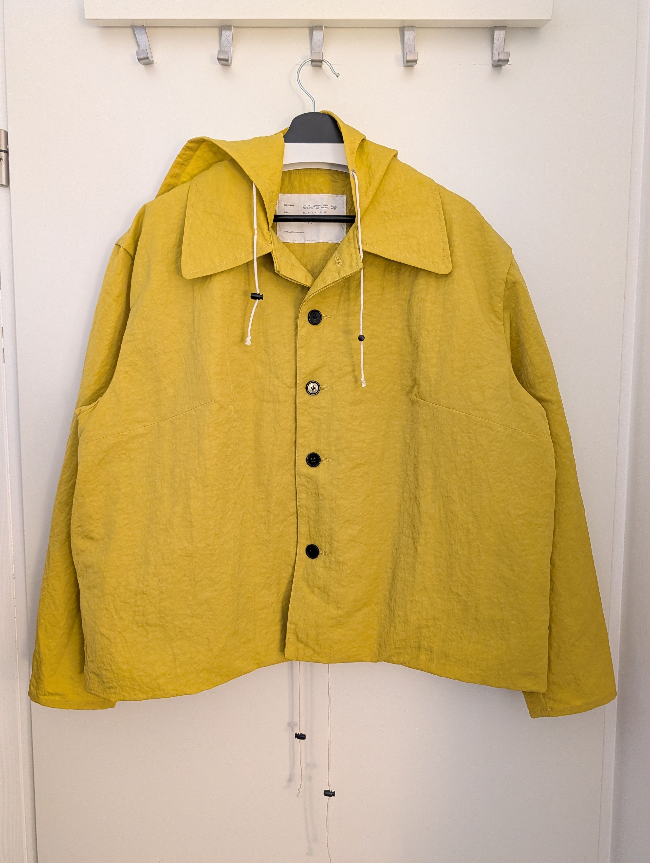 Double Raincoat Yellow Nylon