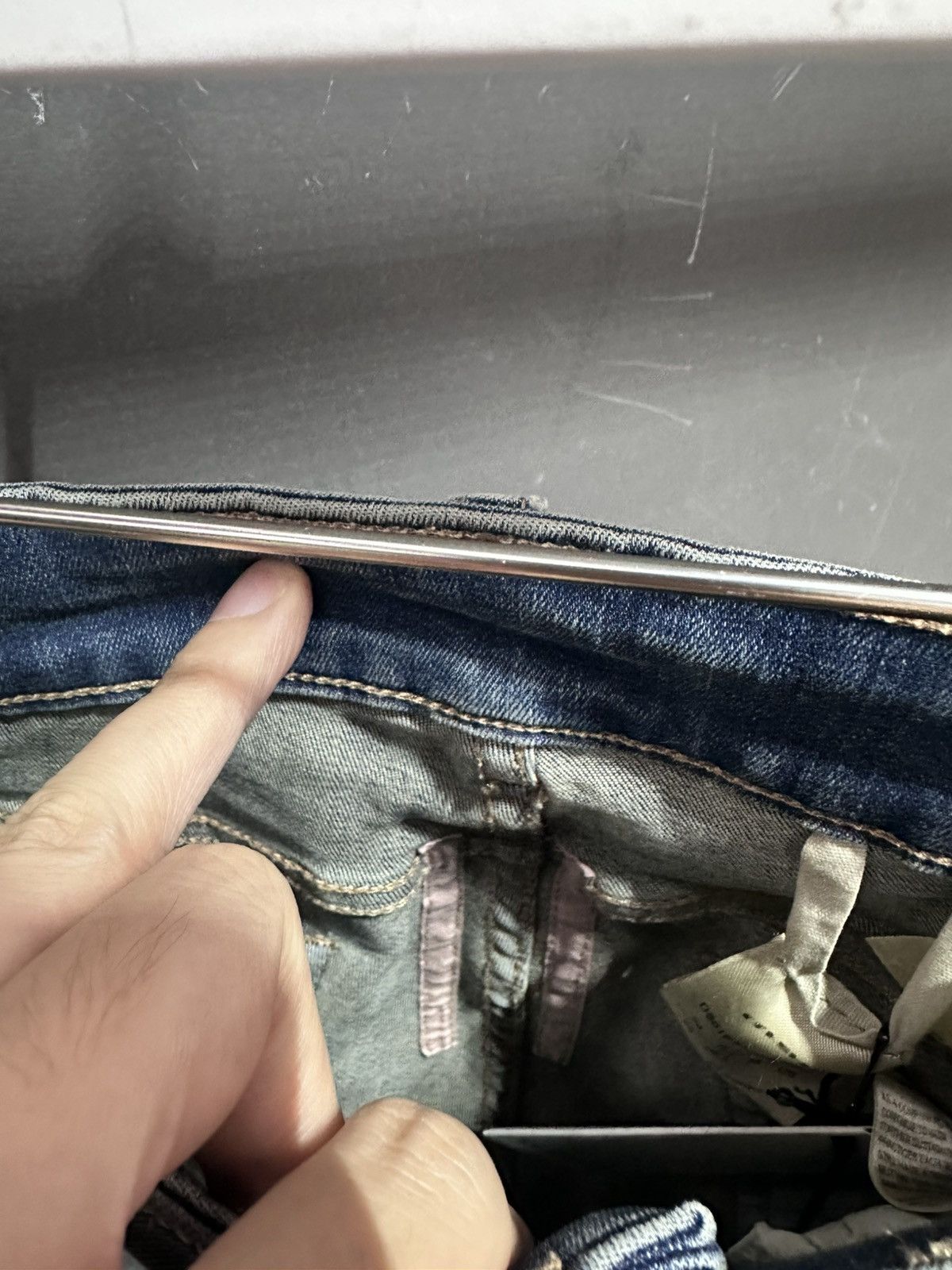 Rick Owens Drkshdw Rick owens drkshdw Bias bootcut washed indigo Size 26" / US 2 / IT 38 - 5 Thumbnail