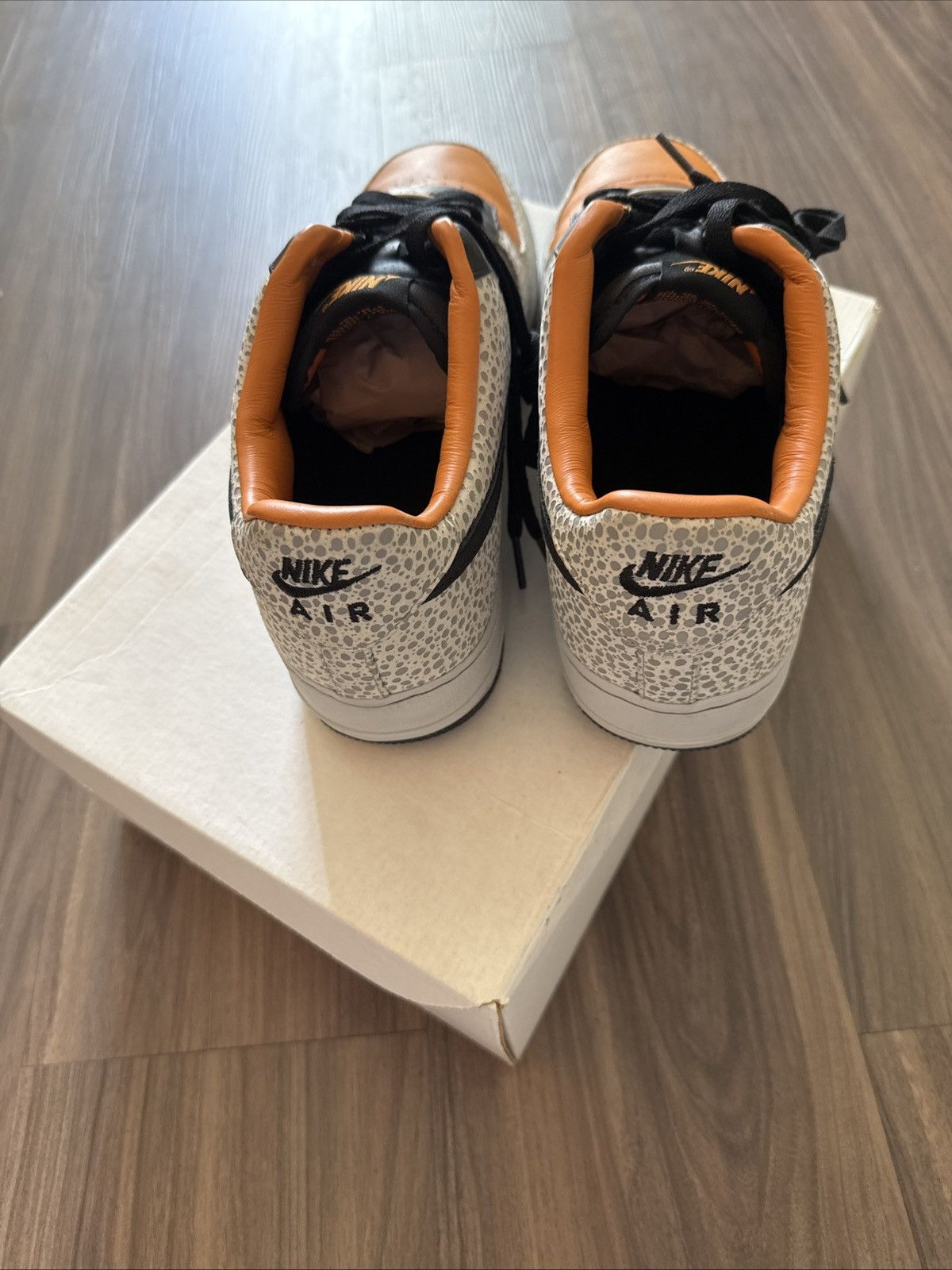 Nike Nike Air Force 1 Premium Safari Orange Blaze - Size 10.5 Size US 10.5 / EU 43-44 - 3 Thumbnail