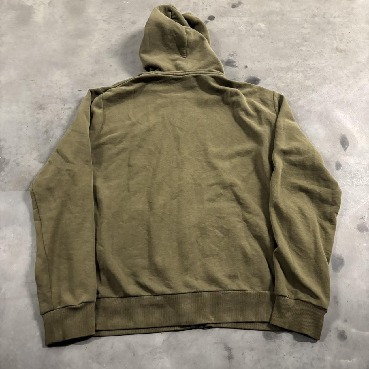 Vintage Crazy Vintage Y2K/2000s Olive Green Earth Tone Blank Essential Zip Hoodie! Size XL Size US XL / EU 56 / 4 - 7 Thumbnail
