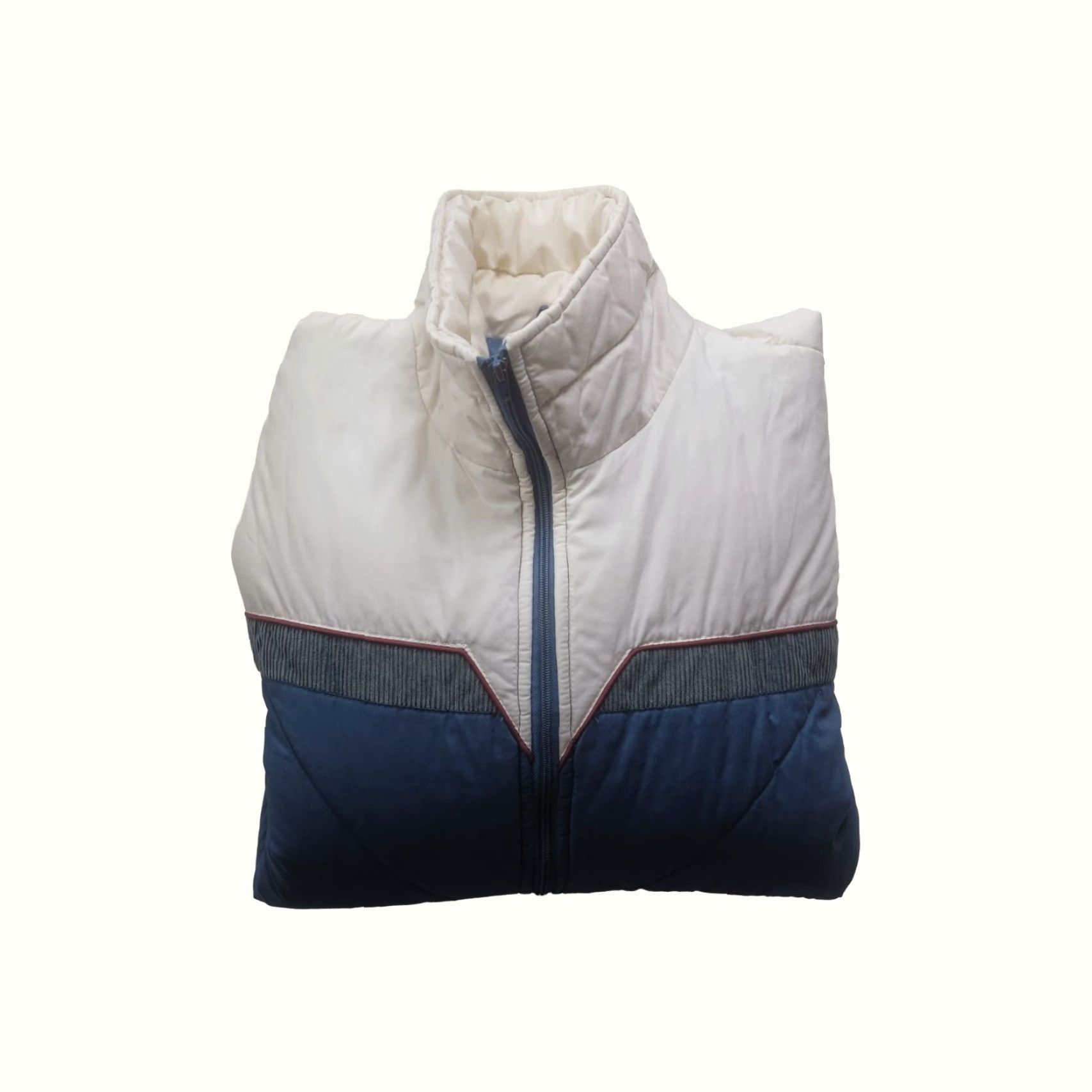 Vintage VINTAGE CLASSIC DIRECTIONS QUILTED CORDUROY JACKET 1991 OUTDOOR WINTER MID-LENGTH XL BLUE Men Mens XL Quilted 90s 80s Size US XL / EU 56 / 4 - 2 Thumbnail