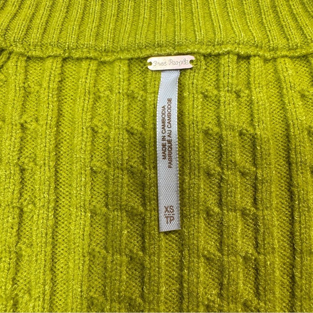 Free People NWT New Free People Eliza Mini Skirt Sweater Cardigan In Ch Size XS / US 0-2 / IT 36-38 - 5 Thumbnail