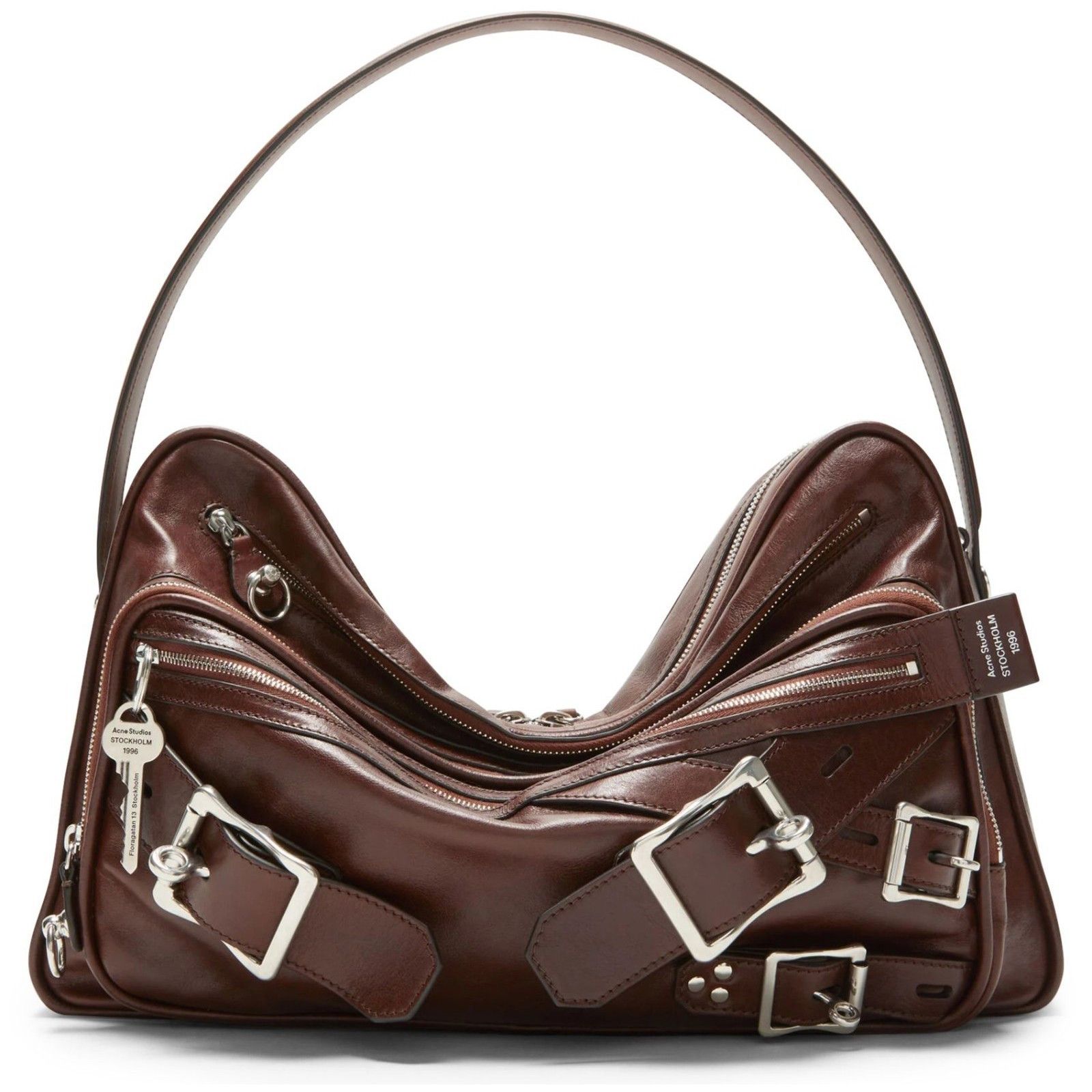 Acne Studios ACNE STUDIOS Camero Cognac Brown Shoulder Bag New & Authenti Size ONE SIZE - 1 Thumbnail