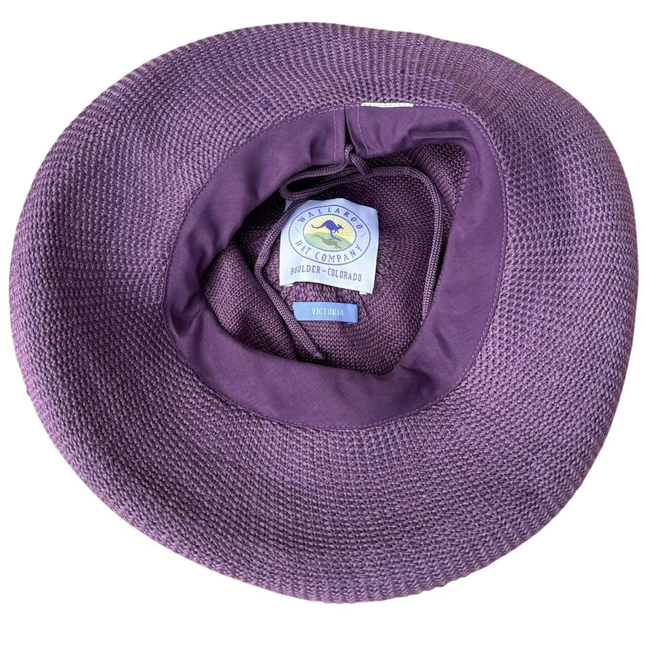 Other Purple Flower Wallaroo Sun Hat Size ONE SIZE - 5 Thumbnail