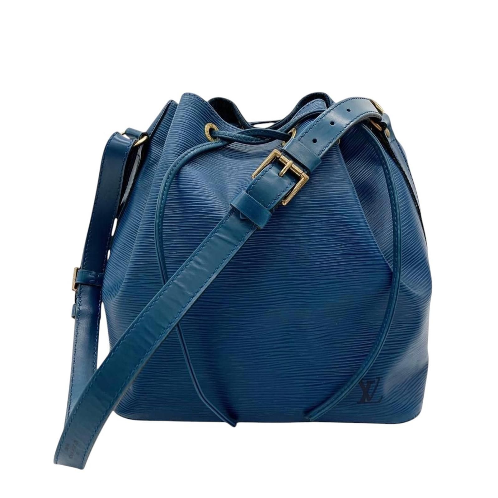 Louis Vuitton Louis Vuitton - Blue Epi Leather Bucket Bag Size ONE SIZE - 1 Thumbnail