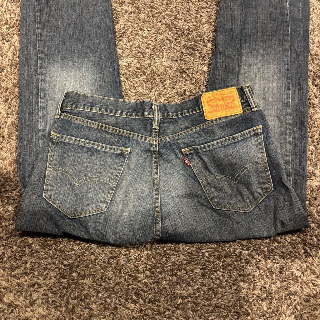 Levi's Levi's 505 Straight-Leg Men's Jeans Size US 34 / EU 50 - 2 Thumbnail