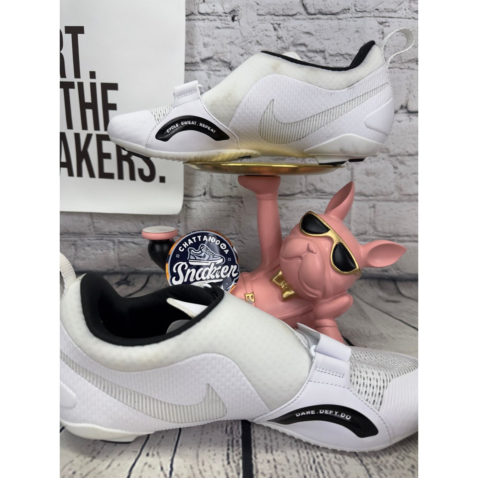 Nike Nike SuperRep Cycle Shoes Mens 8.5 White Indoor Gym Cycling Size US 8.5 / EU 41-42 - 6 Thumbnail