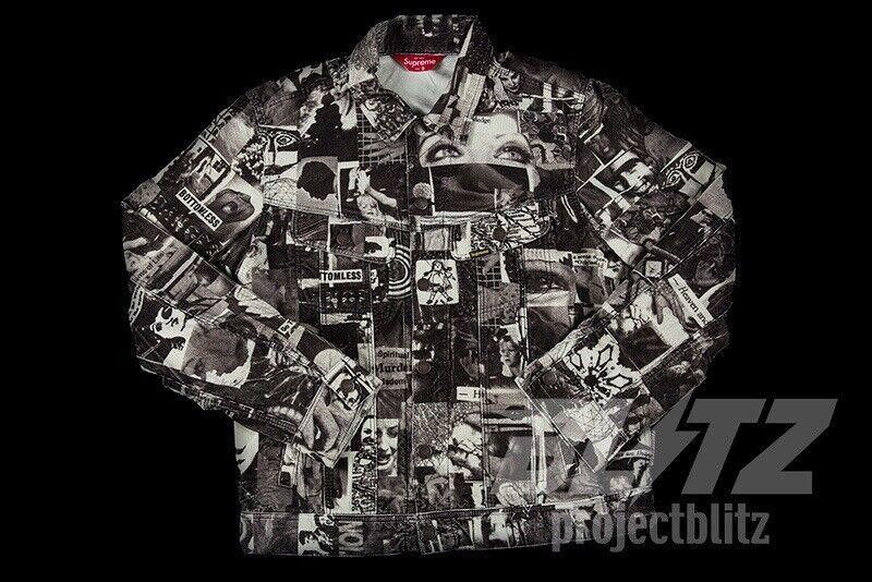 Supreme SS18 SUPREME VIBRATIONS CORDUROY TRUCKER JACKET WHITE S Size US S / EU 44-46 / 1 - 2 Thumbnail