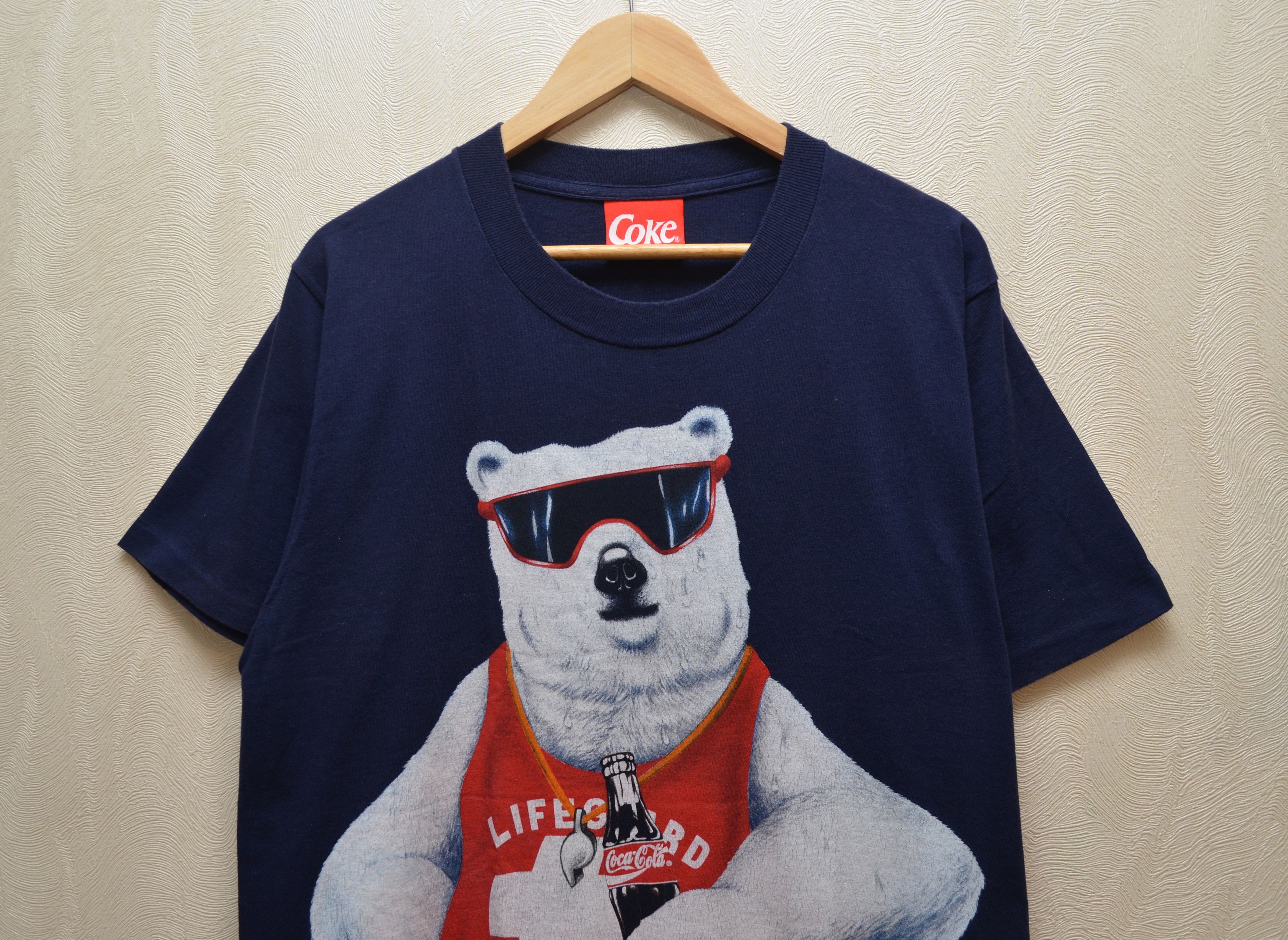 Coca Cola × Vintage Vintage 1995 Coca Cola Big Logo T Shirt RARE y2k 90s Size US L / EU 52-54 / 3 - 2 Thumbnail