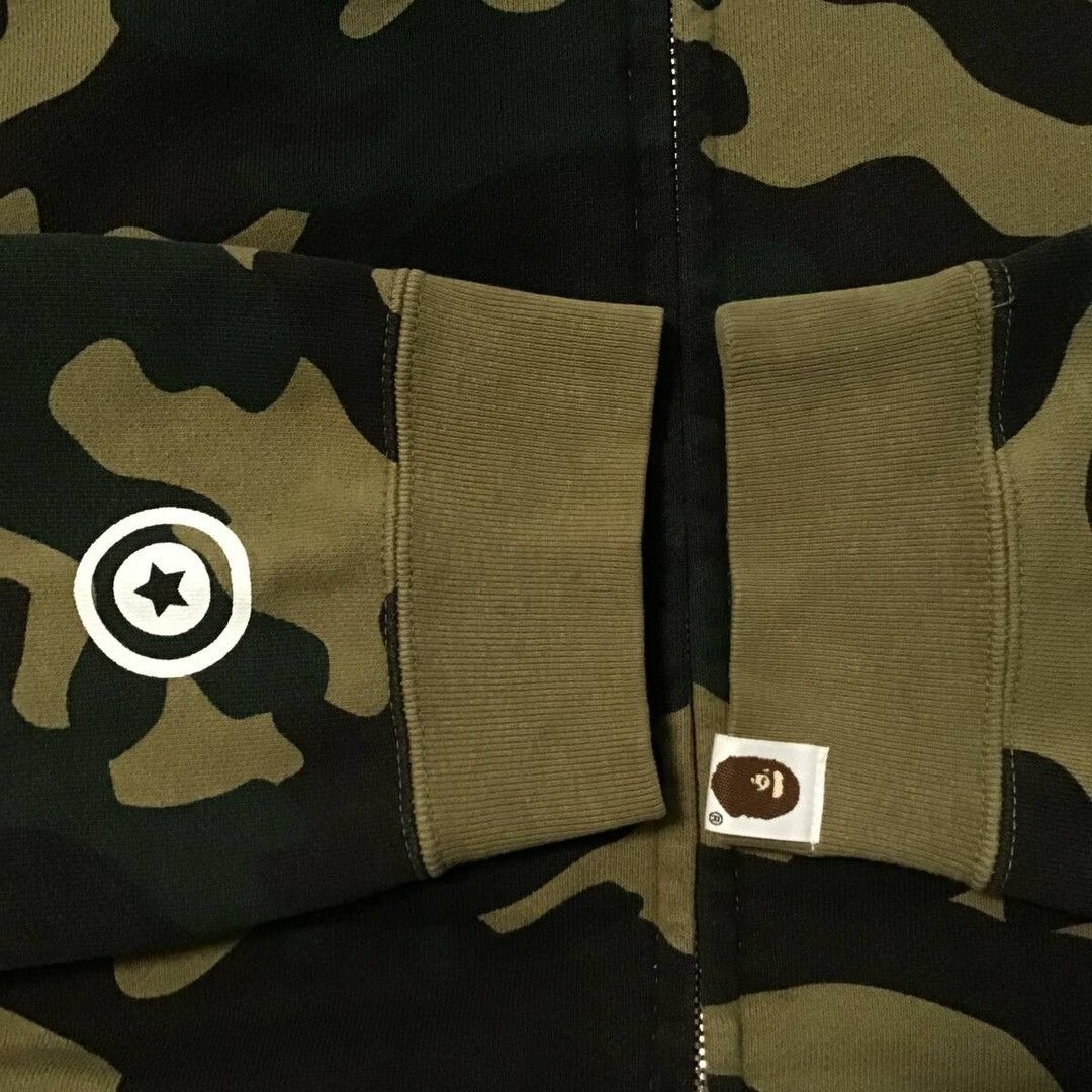 Bape × Nigo BAPE Shark full zip hoodie woodland camo a bathing ape NIGO Size US XL / EU 56 / 4 - 6 Thumbnail