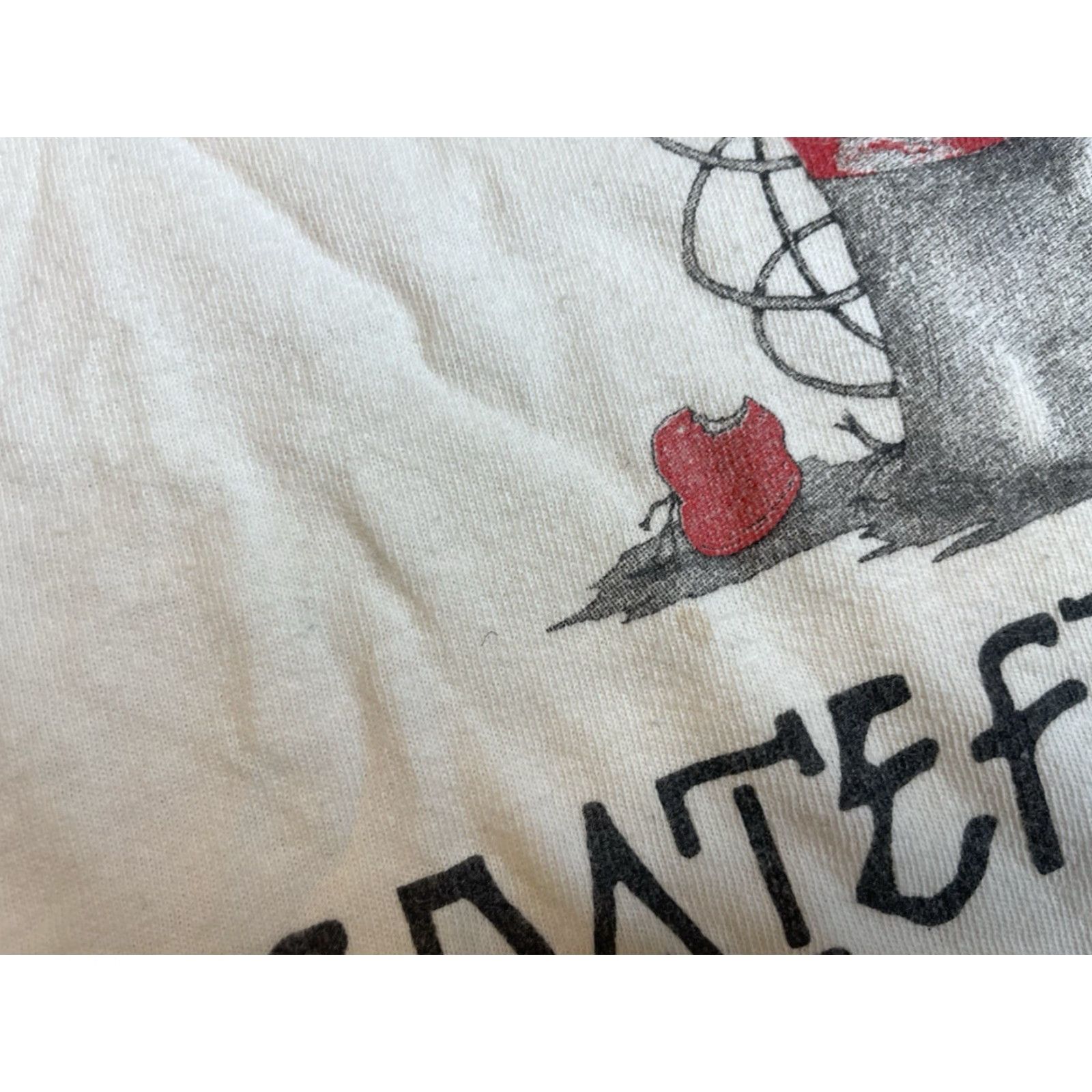 Fruit Of The Loom 2011 Grateful Dead Warwick Winery Tribute Concert T Shirt Adult 2XL Vintage White Cotton Fruit of the Loom Men Short Sleeve Crew Neck Graphic Print Size US XXL / EU 58 / 5 - 4 Thumbnail
