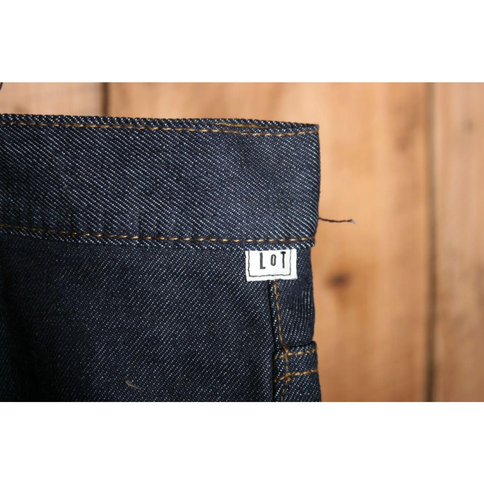 Denime LINE OF TRADE Bespoke Post Straight Leg Denim Jeans Mens 42x34 Blue Cotton Cotton Blend Zip Dark Wash 34 Inseam Jeans Size US 42 / EU 58 - 6 Thumbnail