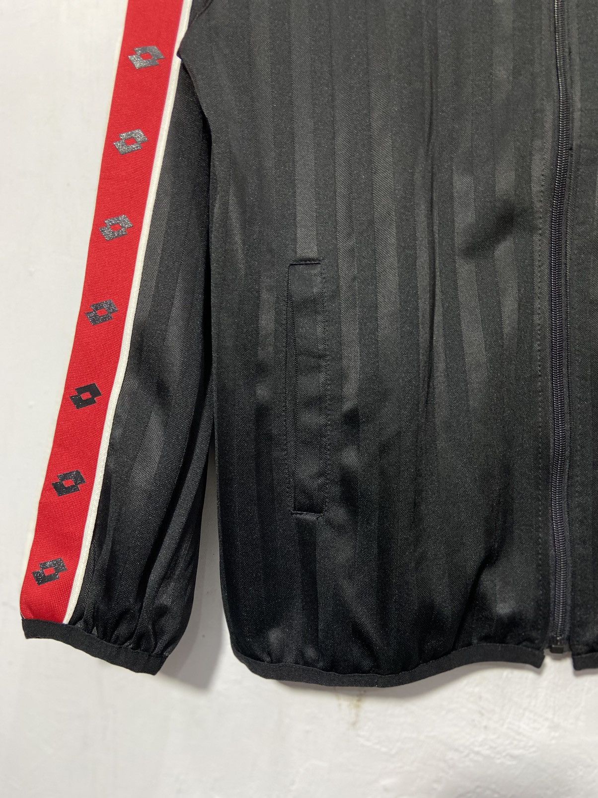 Lotto Sport Vintage Lotto Italian Sport Design Taped Track Jacket Size US XL / EU 56 / 4 - 6 Thumbnail