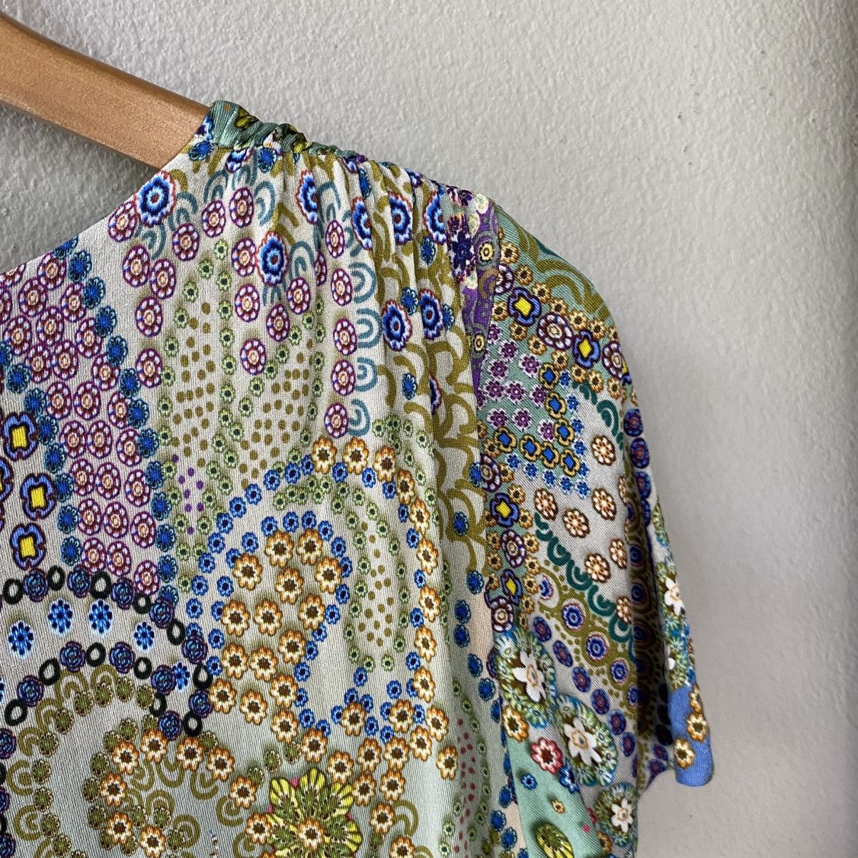 Etro ETRO Milano Multicolor Paisley Print Scoop Neck Top Size M / US 6-8 / IT 42-44 - 24 Thumbnail
