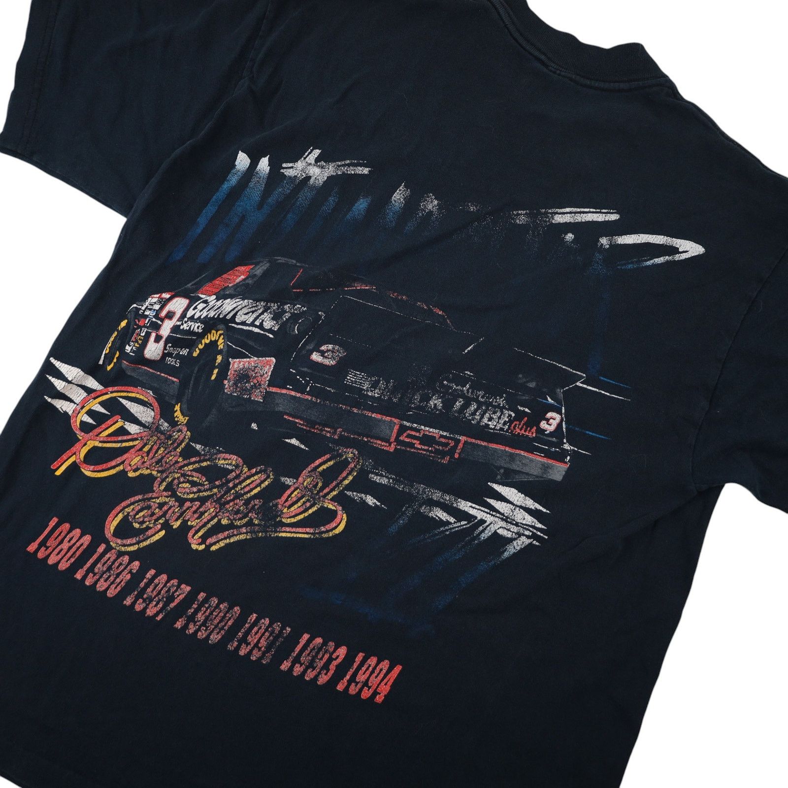 NASCAR × Vintage VTG 90s Dale Earnhardt Winston Cup Champion Graphic T Shirt Size US L / EU 52-54 / 3 - 9 Thumbnail