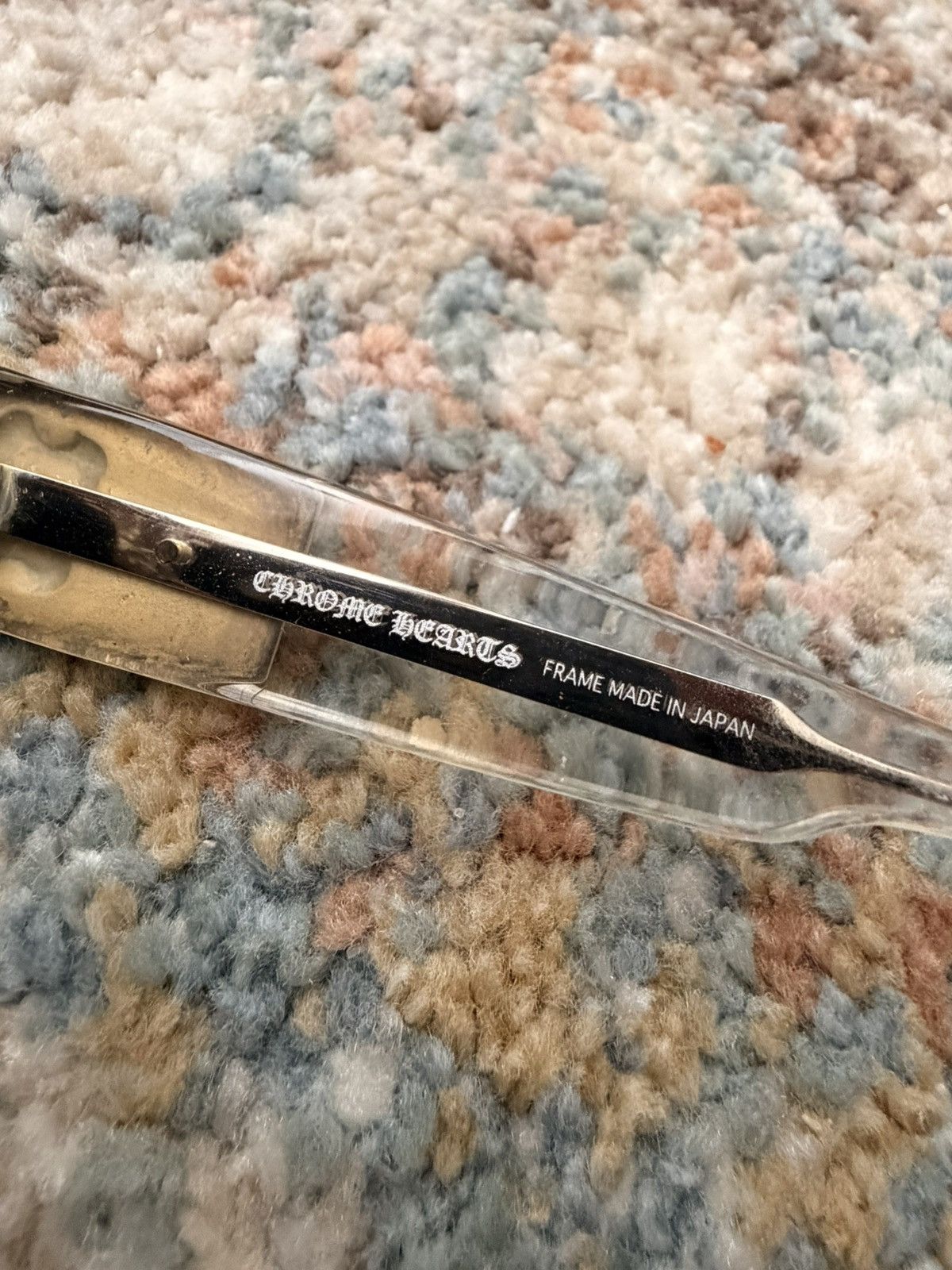 Chrome Hearts Chrome Hearts G-Money I Flerknee Rainbow Patina Sunglasses Size ONE SIZE - 17 Thumbnail