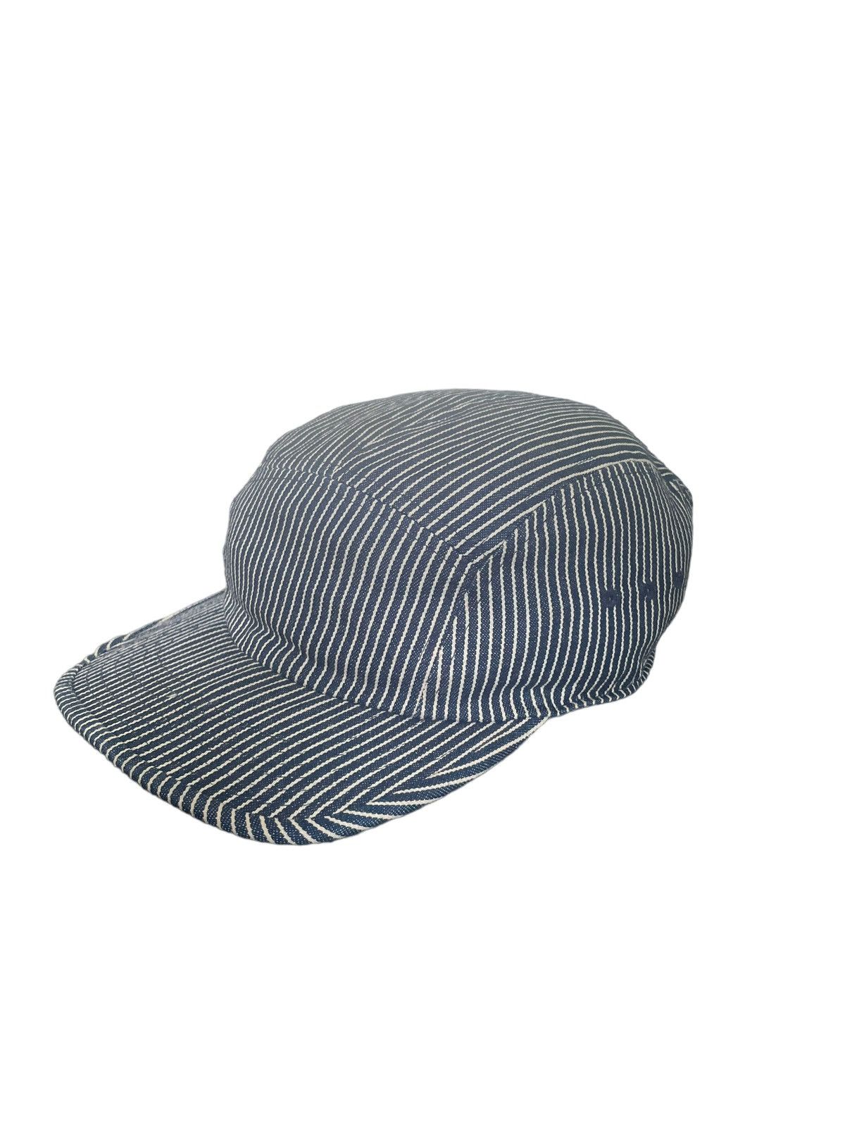 Japanese Brand Breeze Hickory Workers Cap Size ONE SIZE - 3 Thumbnail