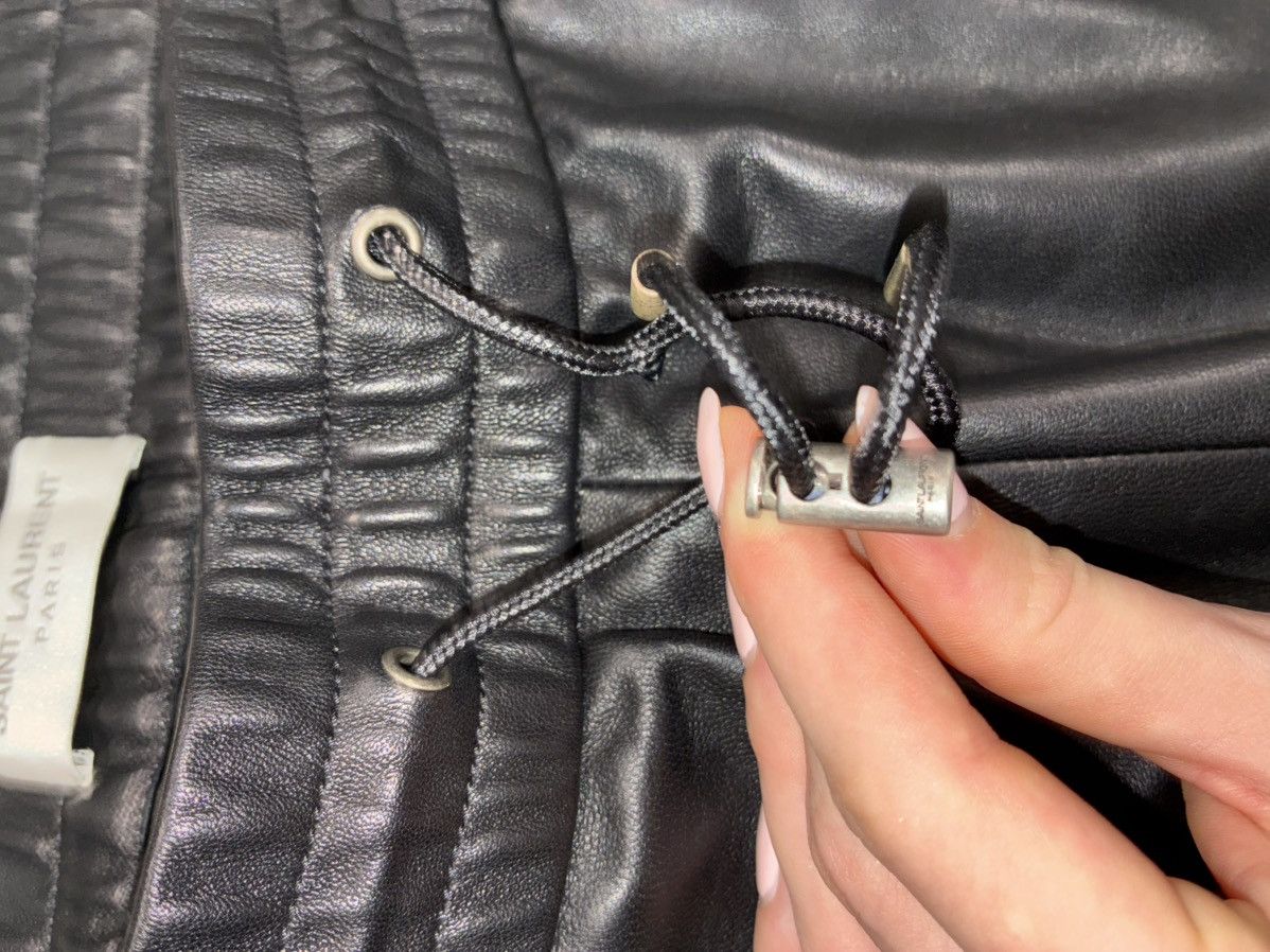 Saint Laurent Paris Saint Laurent Lambskin Joggers Size US 38 / EU 54 - 4 Thumbnail