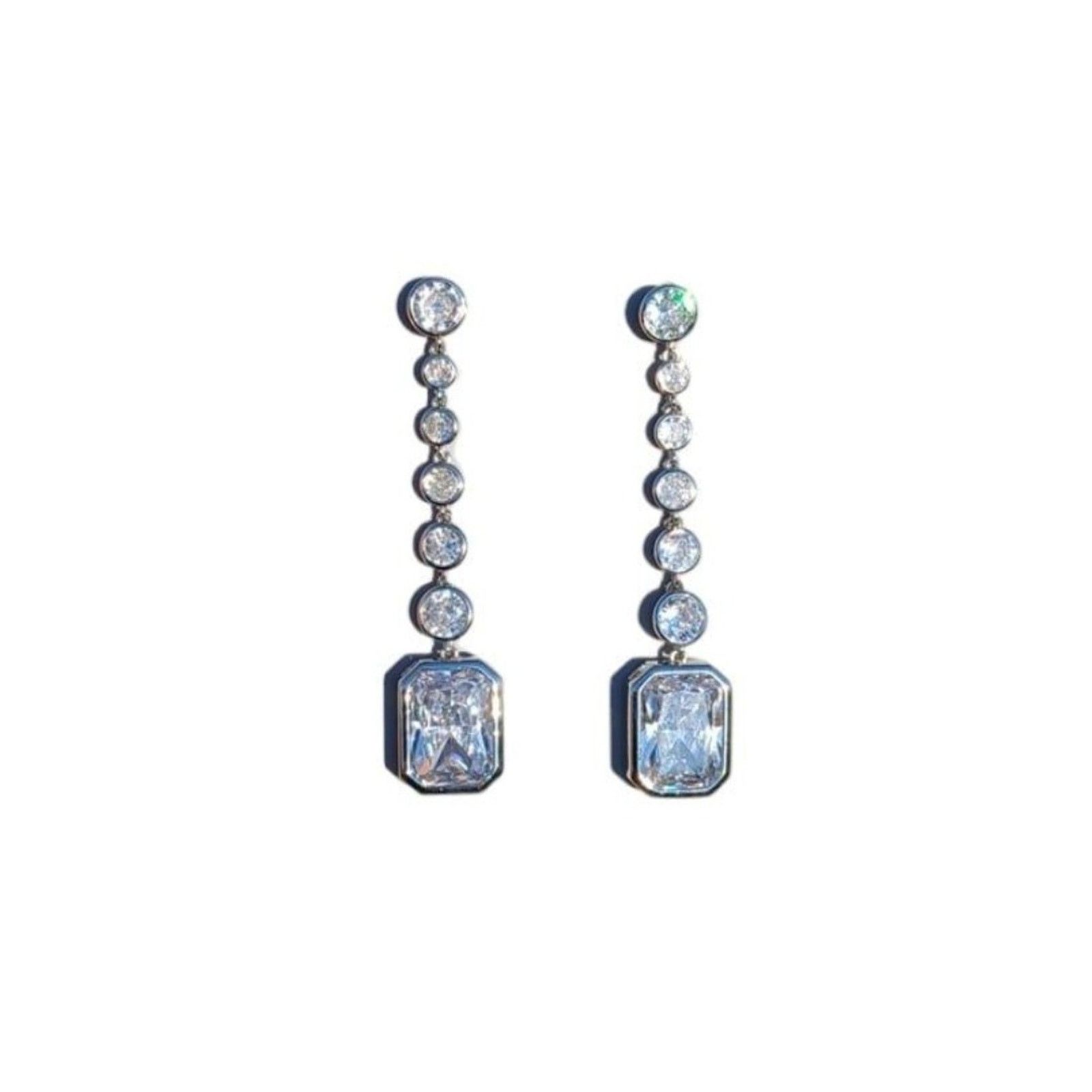 Other Believe by Brilliance Women's Fine Silver Plated CZ Drop Size ONE SIZE - 3 Thumbnail