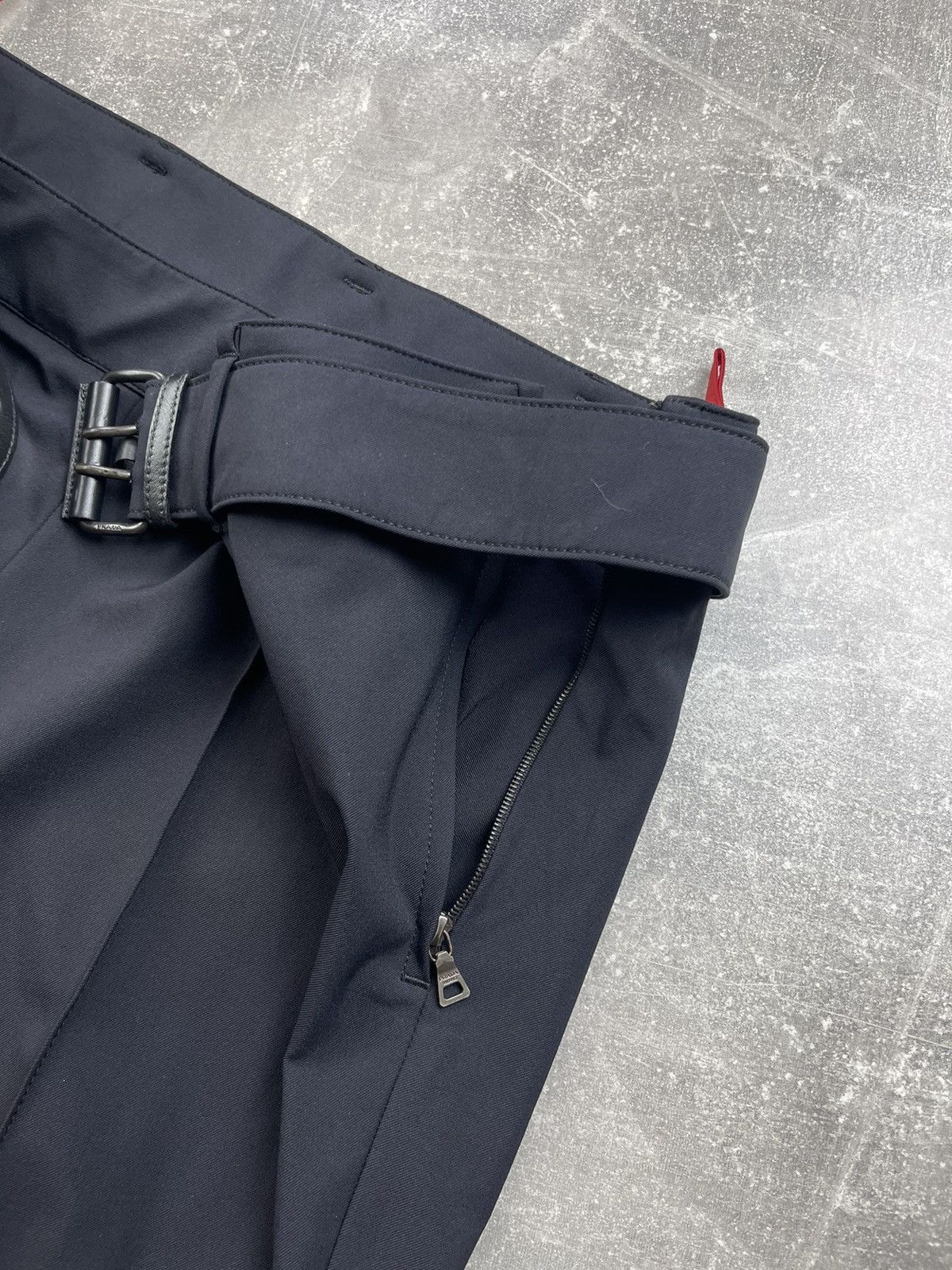 Prada Prada Linea Rossa Tech Archive Flared Pants Nylon Belted Size 30" / US 8 / IT 44 - 8 Thumbnail