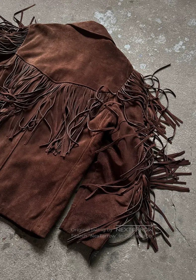 Schott Schott Vintage western fringed leather jacket Size US L / EU 52-54 / 3 - 5 Thumbnail