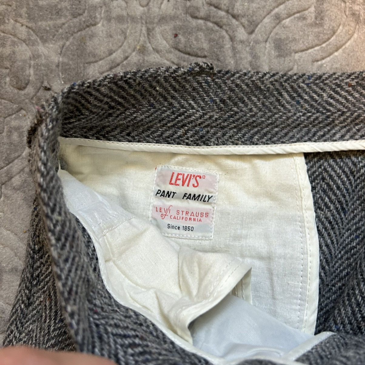 Levi's × Vintage 80s Vintage Levi's wool high waisted pants Size US 31 - 8 Thumbnail