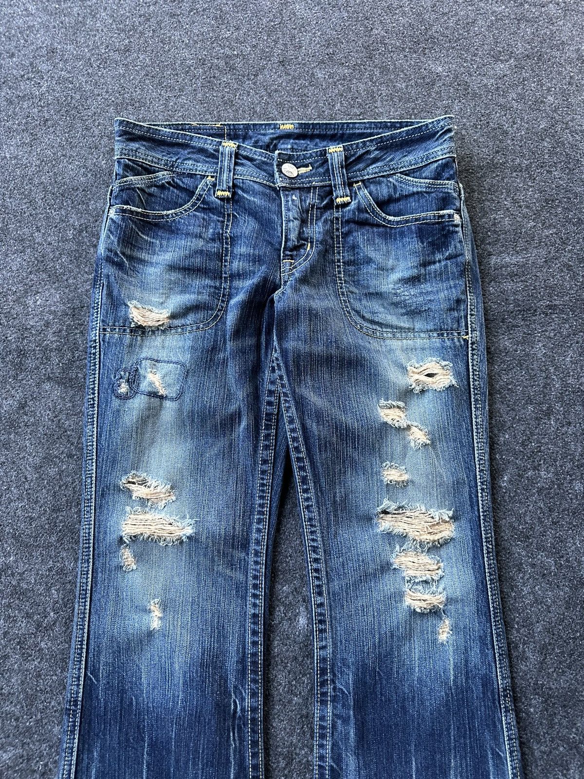 14th Addiction × Beauty Beast × If Six Was Nine Vintage Flare Georgia Love Denim D231 Size US 28 / EU 44 - 3 Thumbnail