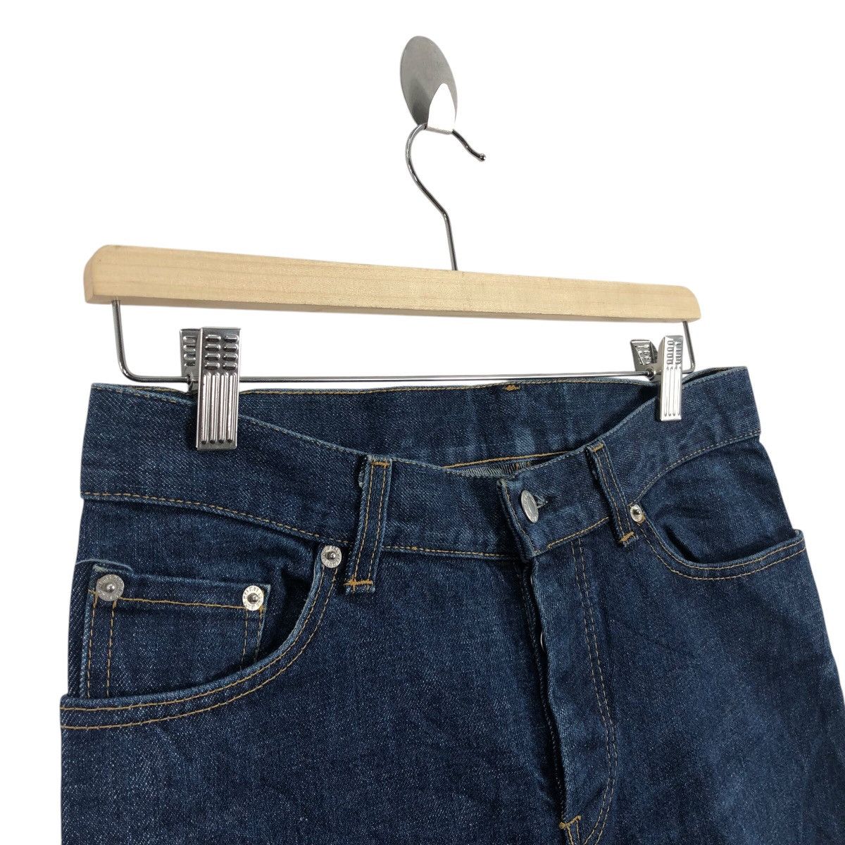 Helmut Lang Vintage Austrian Artist HELMUT LANG Classic Raw Denim Jeans Size US 30 / EU 46 - 3 Thumbnail