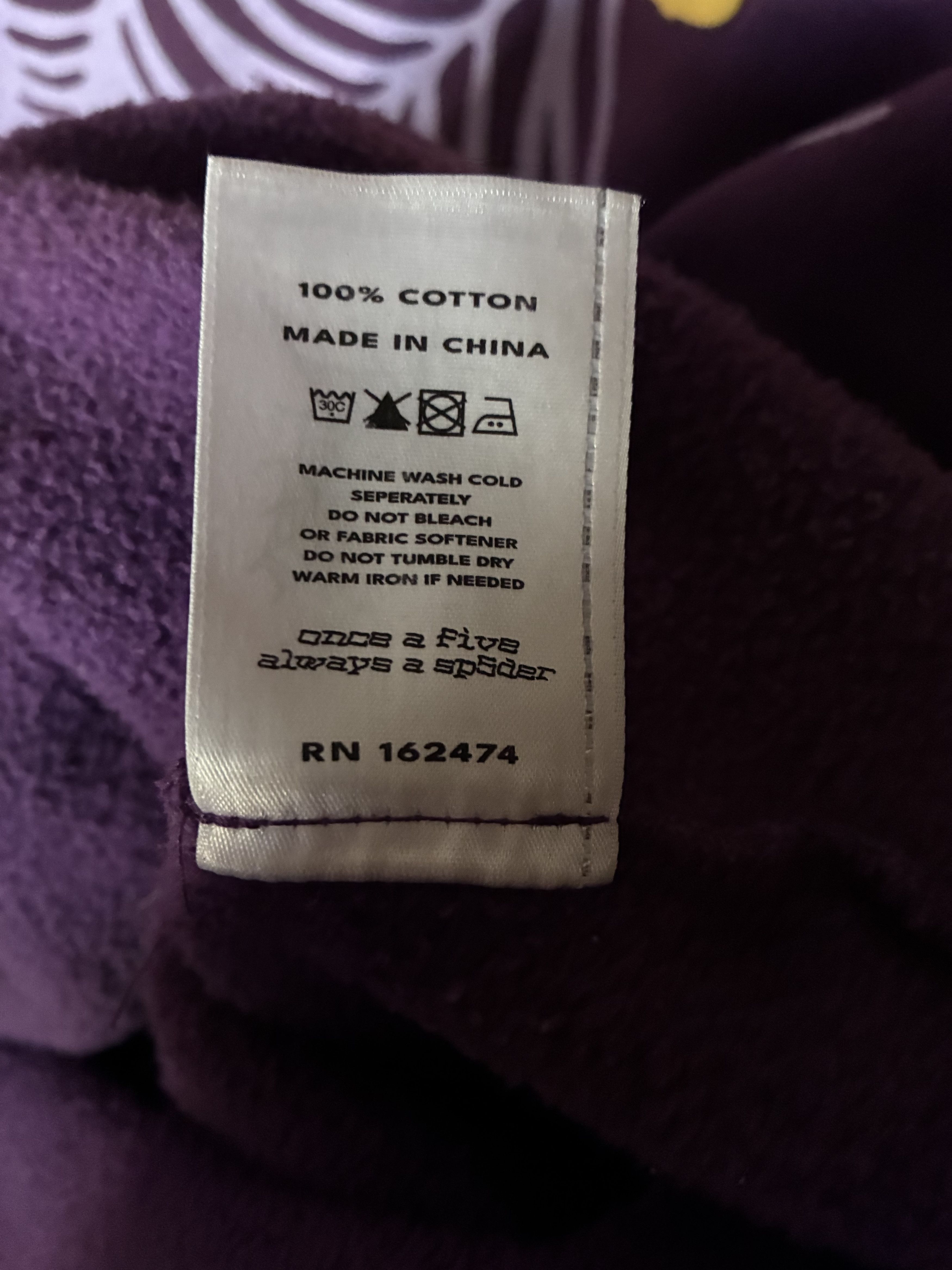 Sp5der STAR OG WEB V2 HOODIE Size US XL / EU 56 / 4 - 8 Thumbnail