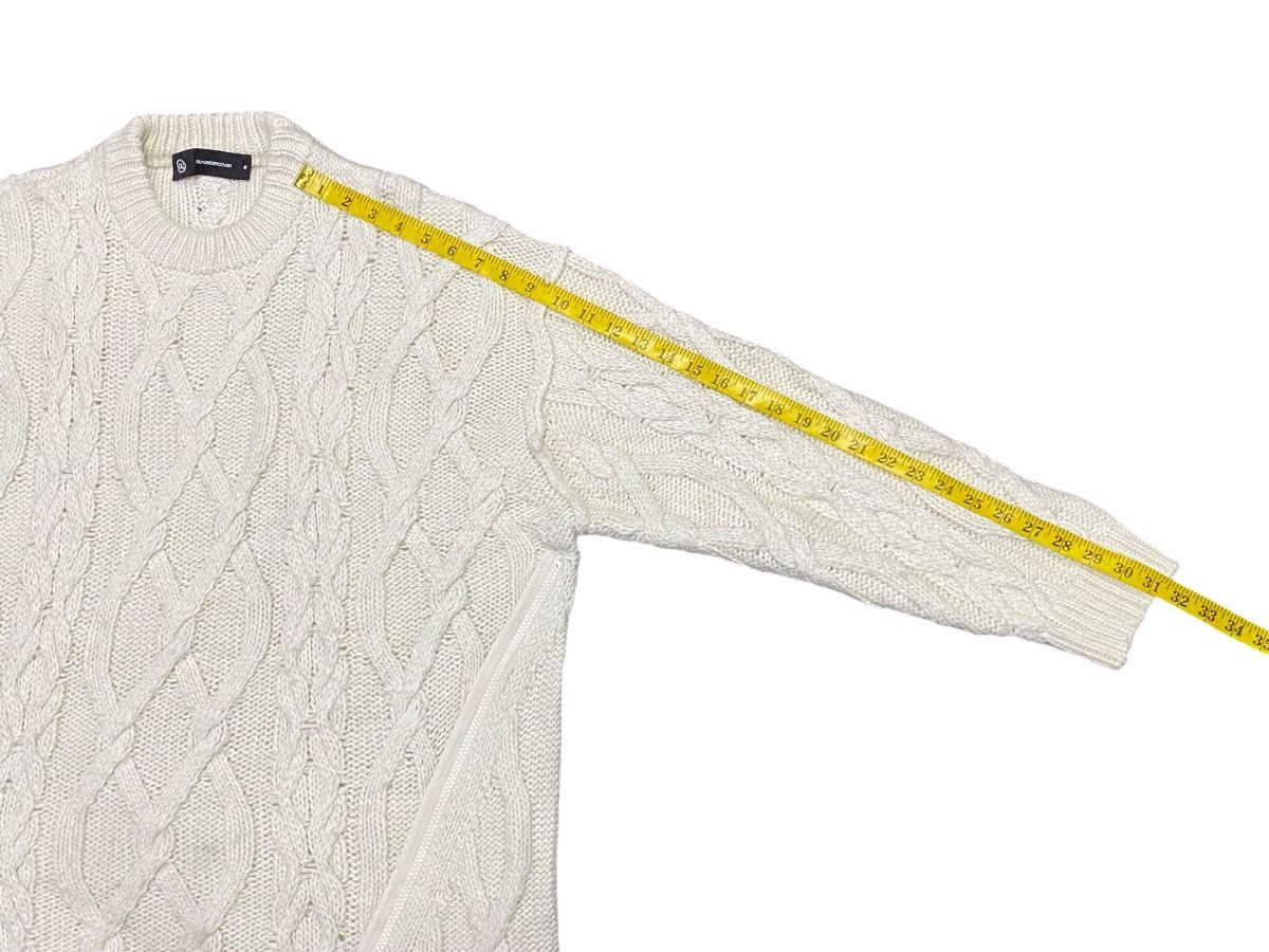 GU × Undercover Gu X Undercover Diagonal Zipper Coble Knit Sweater Size US M / EU 48-50 / 2 - 23 Thumbnail