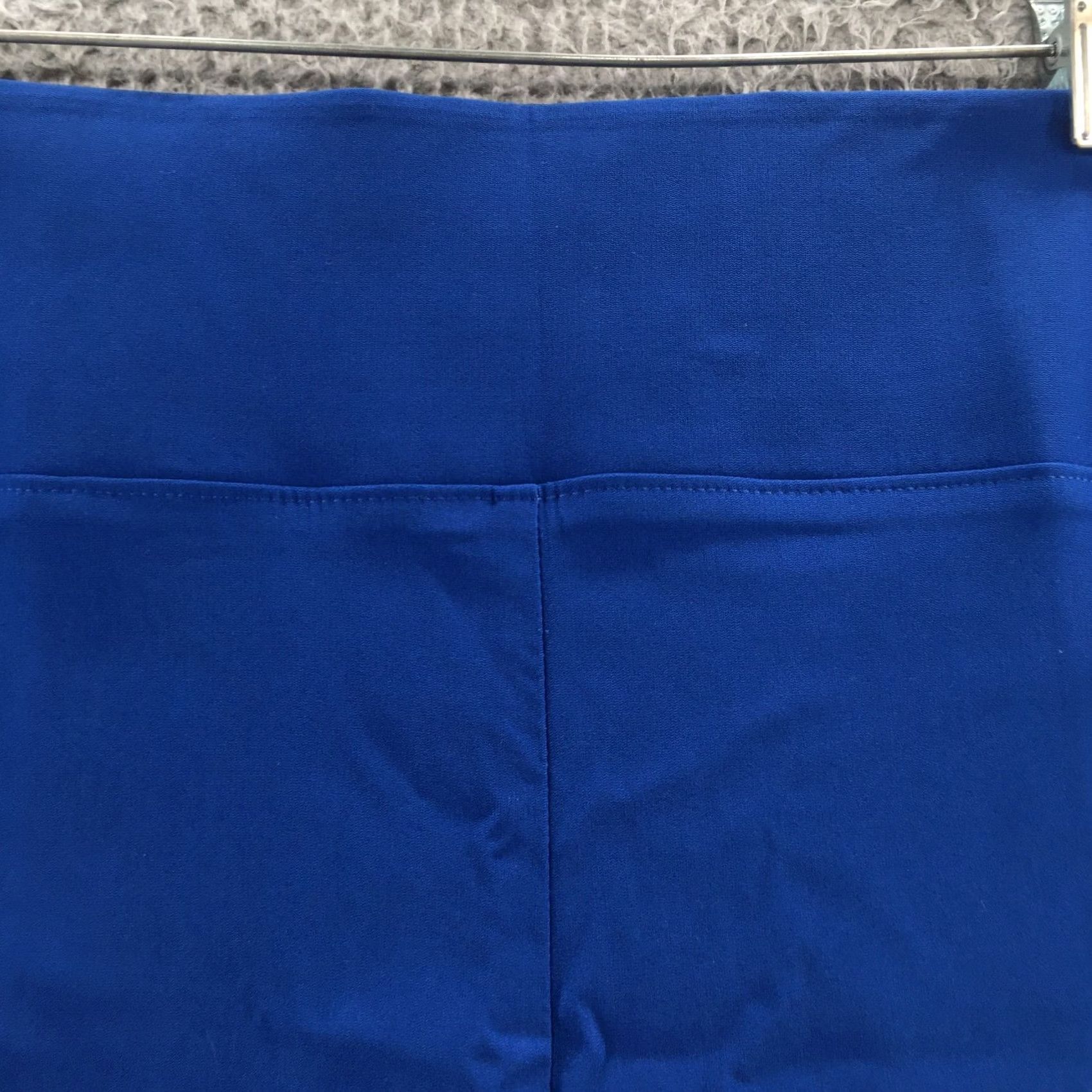 Worthington Worthington Skinny Pants Womens 26W - Blue Flat Front Pull On New - 44x28 Size 26" / US 2 / IT 38 - 3 Thumbnail