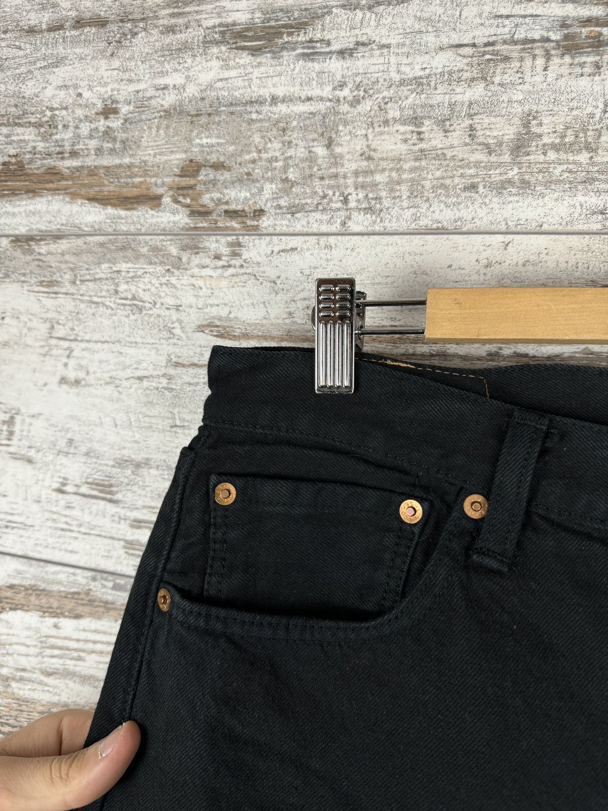 Levi's × Levi's Vintage Clothing × Vintage Mens Vintage Levi’s 501 denim jeans pants black size 36 rare Size US 36 / EU 52 - 2 Thumbnail