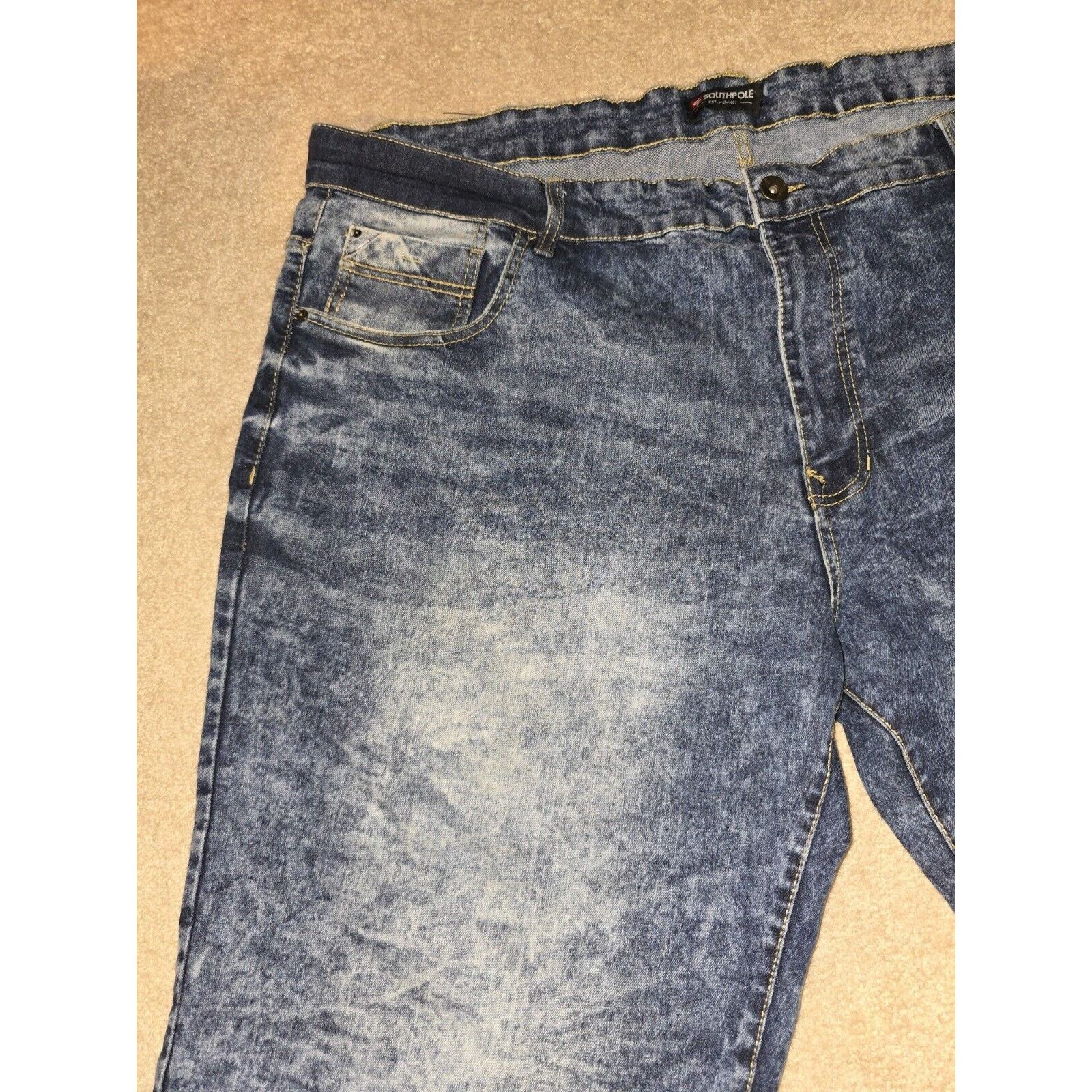 Southpole Southpole Shorts Mens 48 Blue Denim Y2K Baggy Skate Urban Size US 44 / EU 60 - 4 Thumbnail