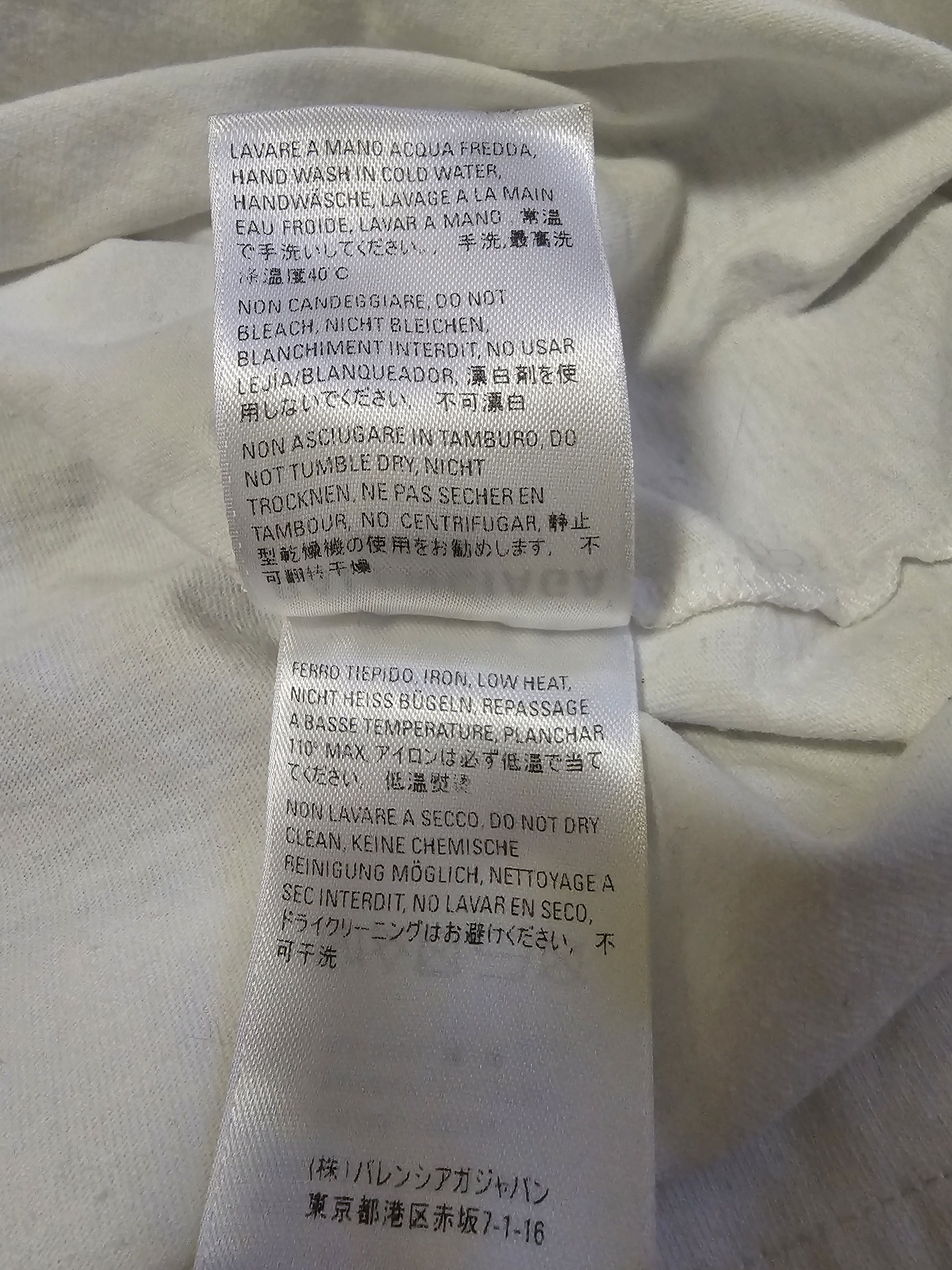 Balenciaga Balenciaga white men's oversize t shirt size L Size US L / EU 52-54 / 3 - 6 Thumbnail