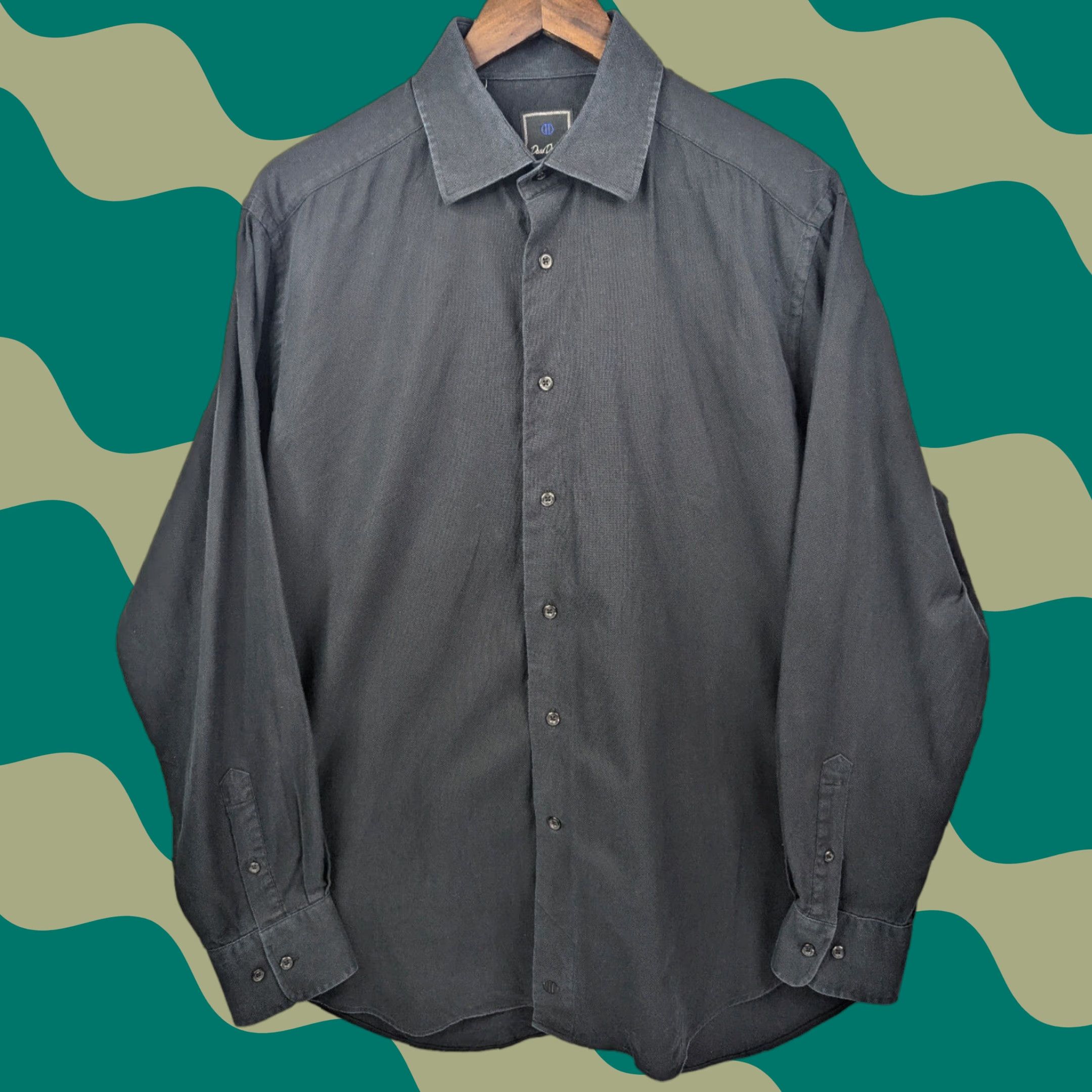 David Donahue David Donahue Shirt Men’s 16.5 34/35 Button-Down Long Sleeve Cotton Black Check Dress Shirt Mens Size 16.5 Size US XL / EU 56 / 4 - 1 Thumbnail