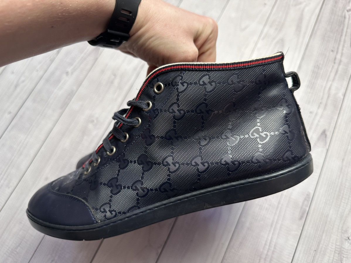 Vintage Vintage Gucci shoes boots monogram blue size US7,5/8 Size US 7.5 / EU 40-41 - 2 Thumbnail