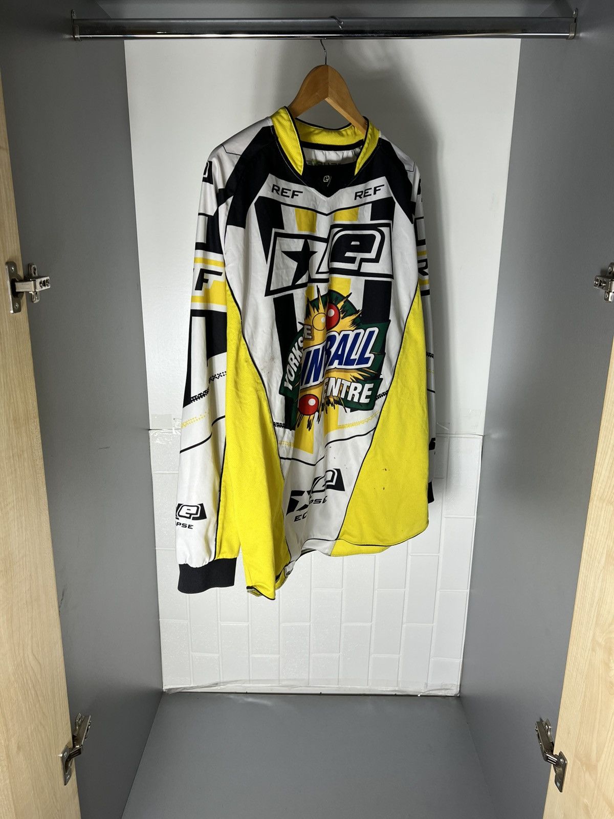 NASCAR VINTAGE ECLIPSE PLAYING MOTORCYCLE JERSEY RACING RETRO 90s Size US L / EU 52-54 / 3 - 7 Thumbnail