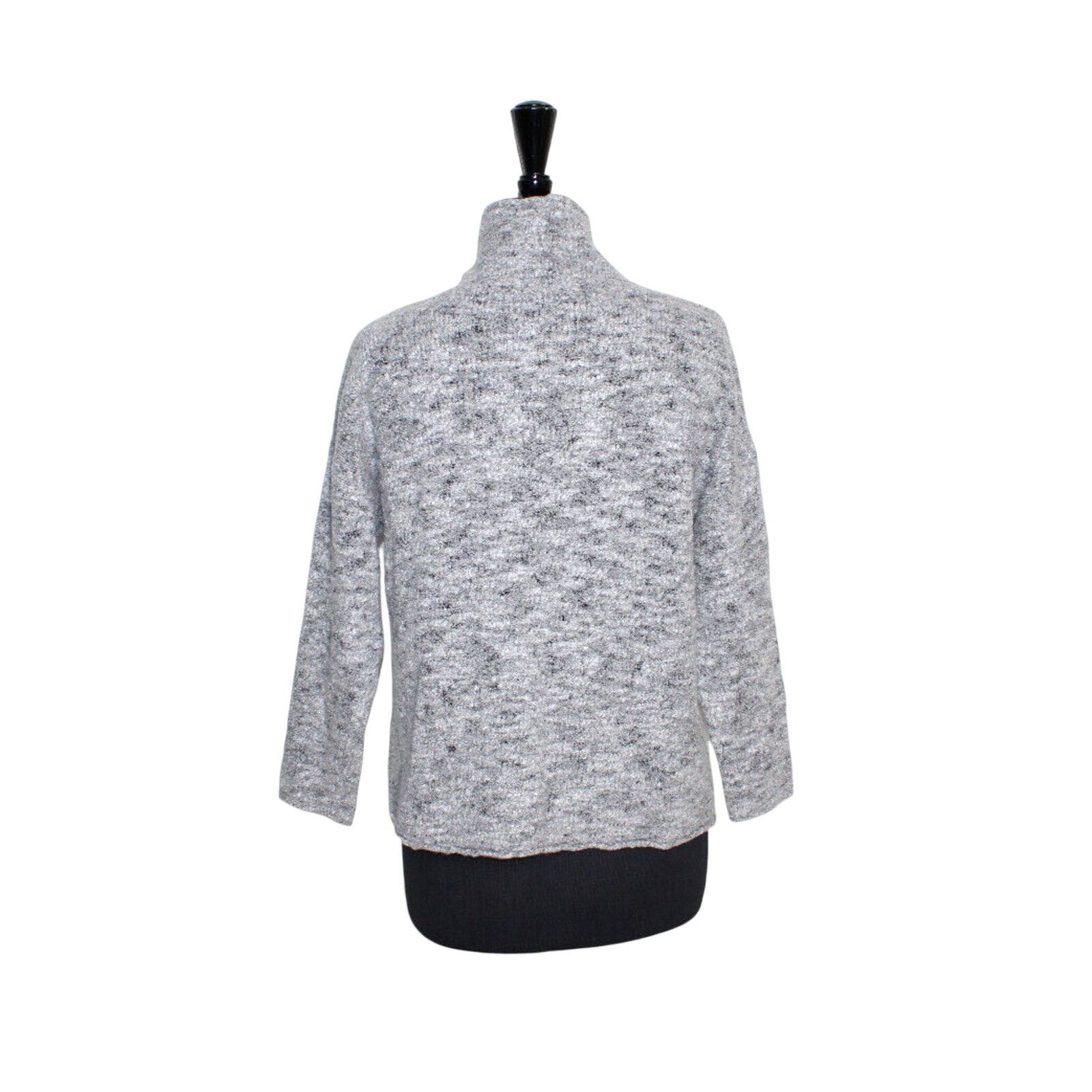Eileen Fisher EILEEN FISHER Shrug Wool High Neck Knit Sweater Pullover M Size M / US 6-8 / IT 42-44 - 3 Thumbnail