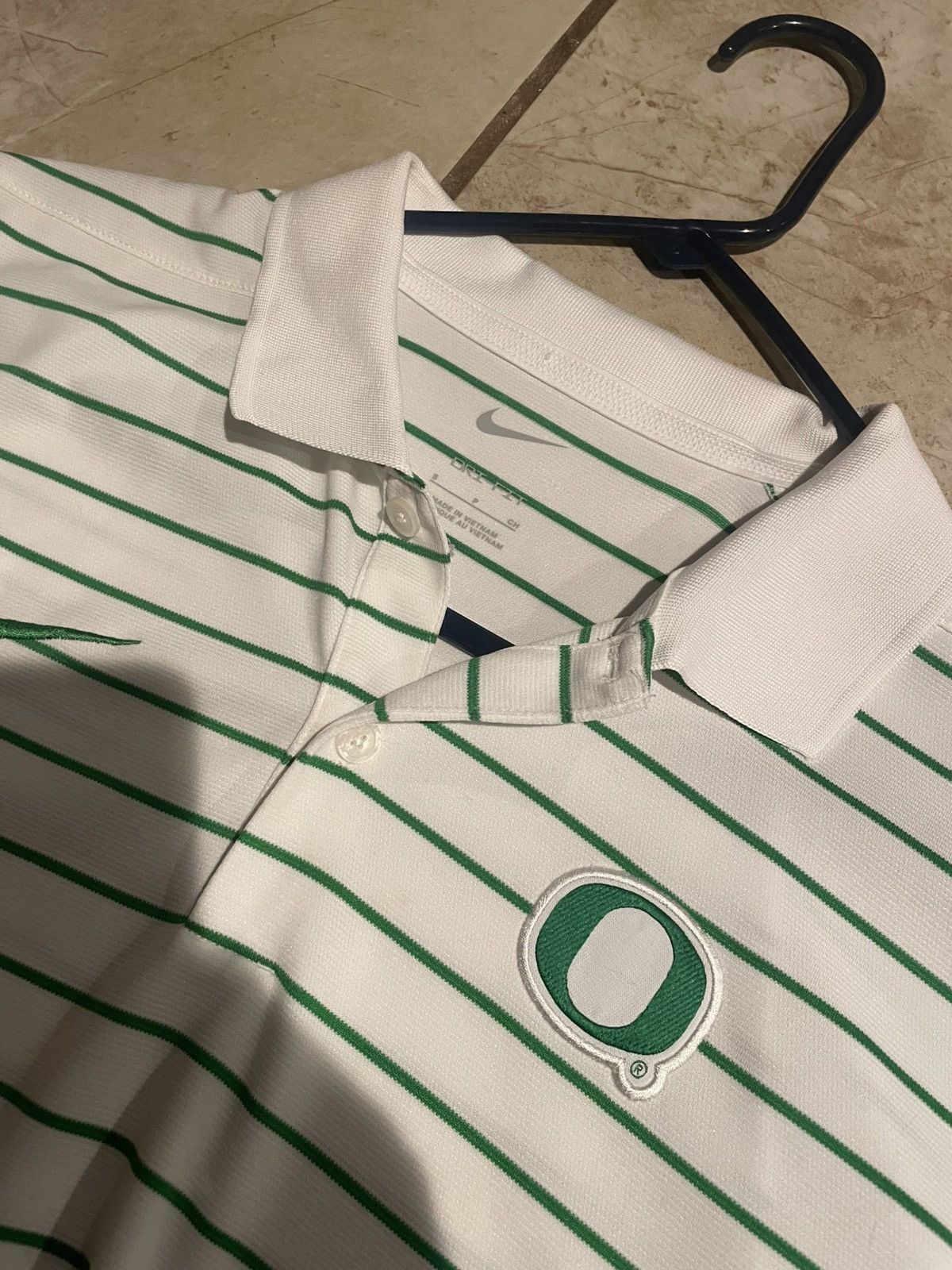 Nike Oregon Nike Drifit Polo Striped Size US S / EU 44-46 / 1 - 3 Thumbnail